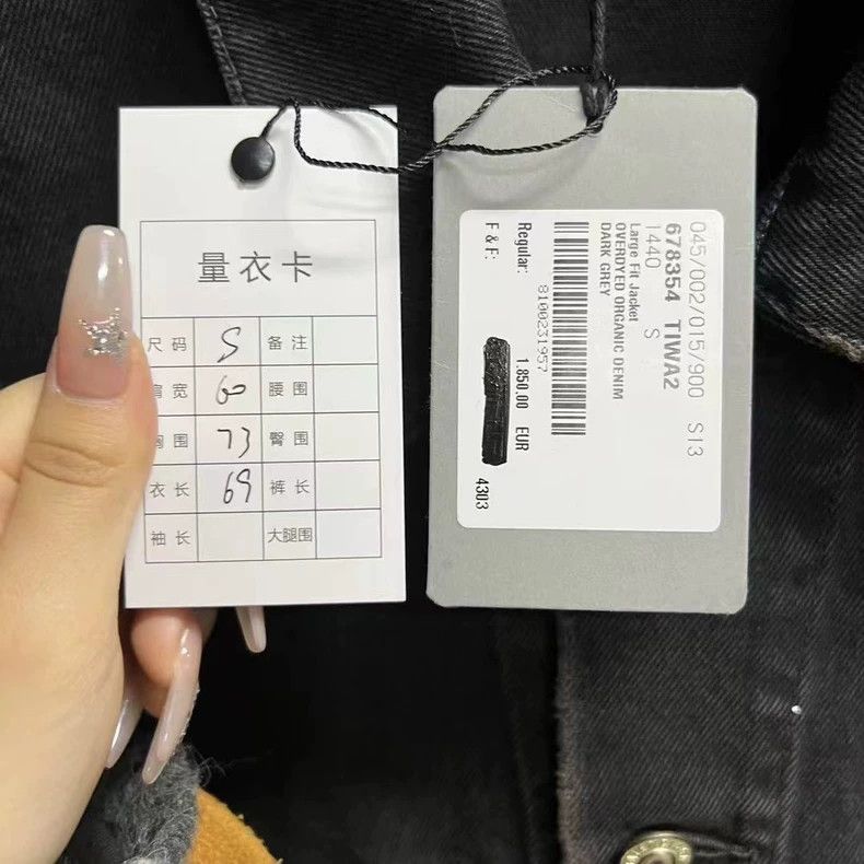 Balenciaga Balenciaga Black Solid Graffiti Single Breasted Lapel Long Size US S / EU 44-46 / 1 - 4 Thumbnail