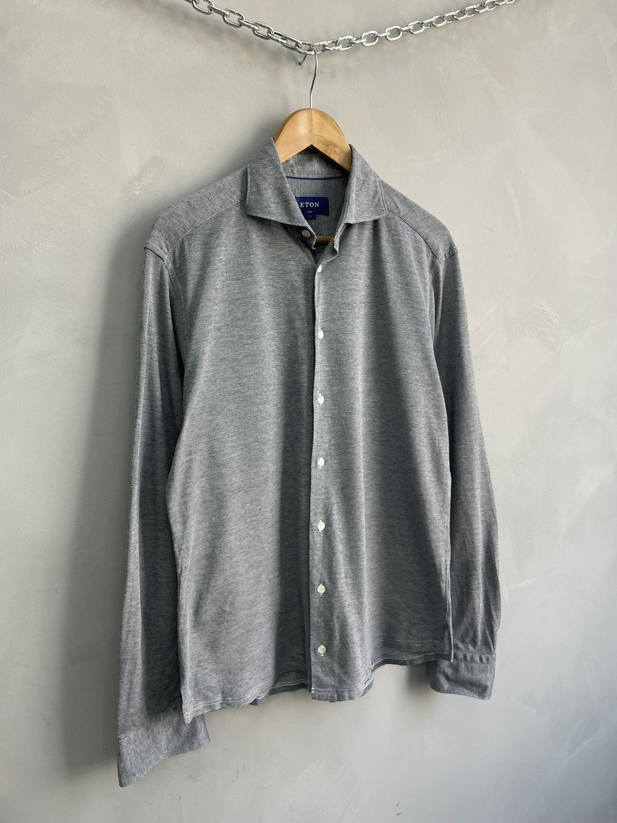 Eton Eton casual cotton shirt button up Size US L / EU 52-54 / 3 - 2 Thumbnail