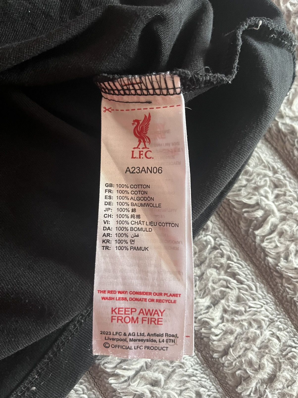 Other Liverpool FC "This Is Anfield" Black T-Shirt Size US XL / EU 56 / 4 - 4 Thumbnail