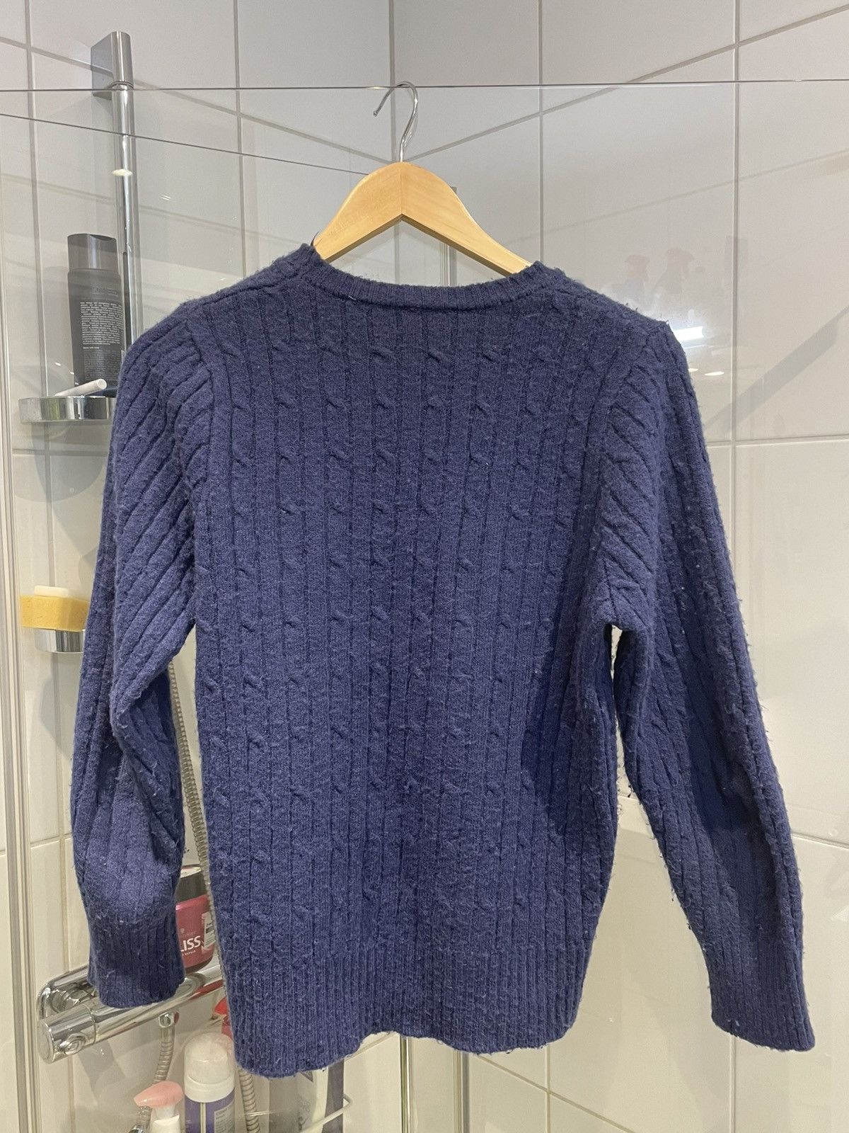Polo Ralph Lauren Navy Cable Knit Sweater – Polo Ralph Lauren Size M / US 6-8 / IT 42-44 - 4 Thumbnail