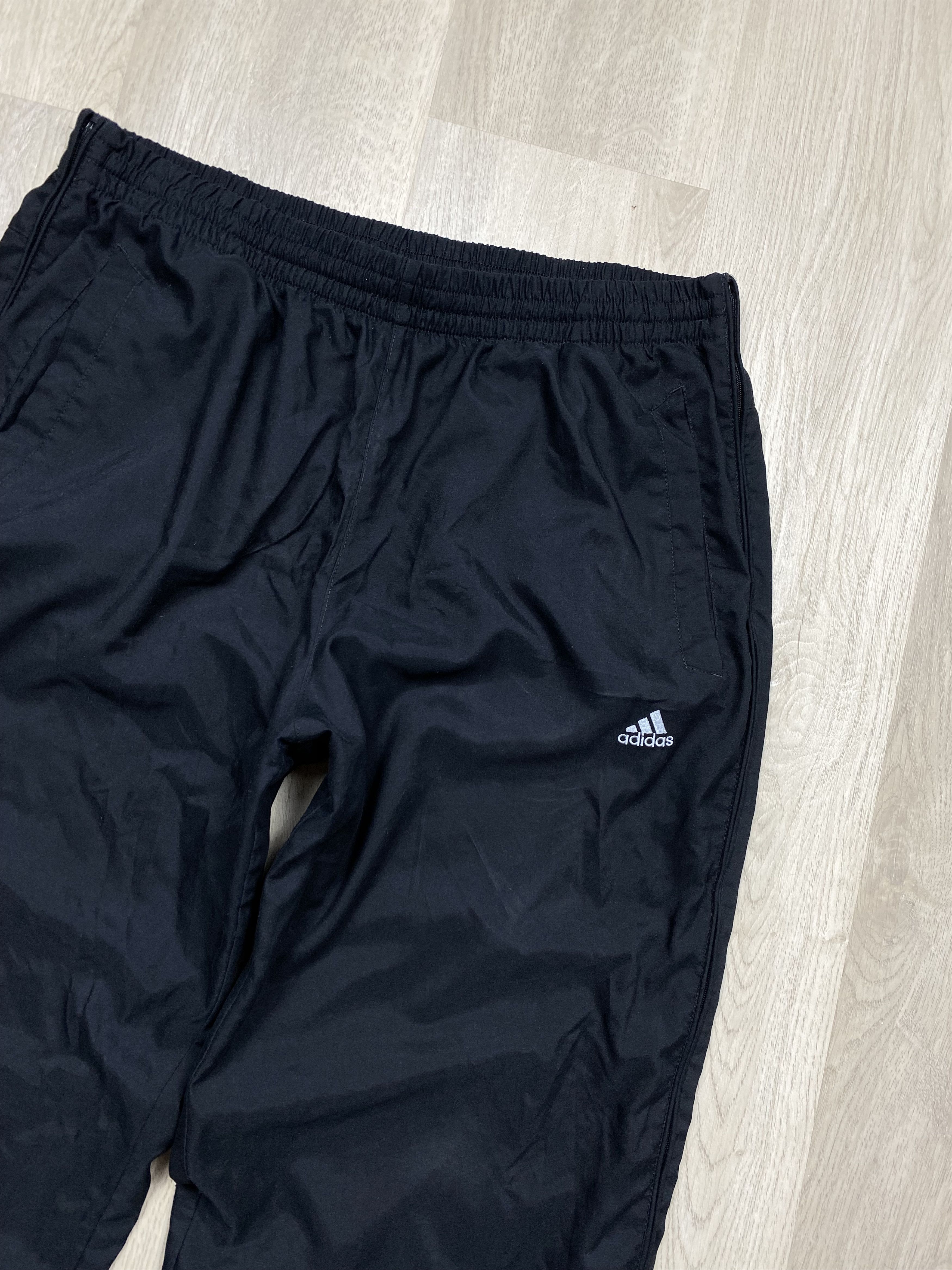 Adidas × Vintage Adidas Vintage Mens Nylon Parachute Pants Y2K Size US 34 / EU 50 - 2 Thumbnail