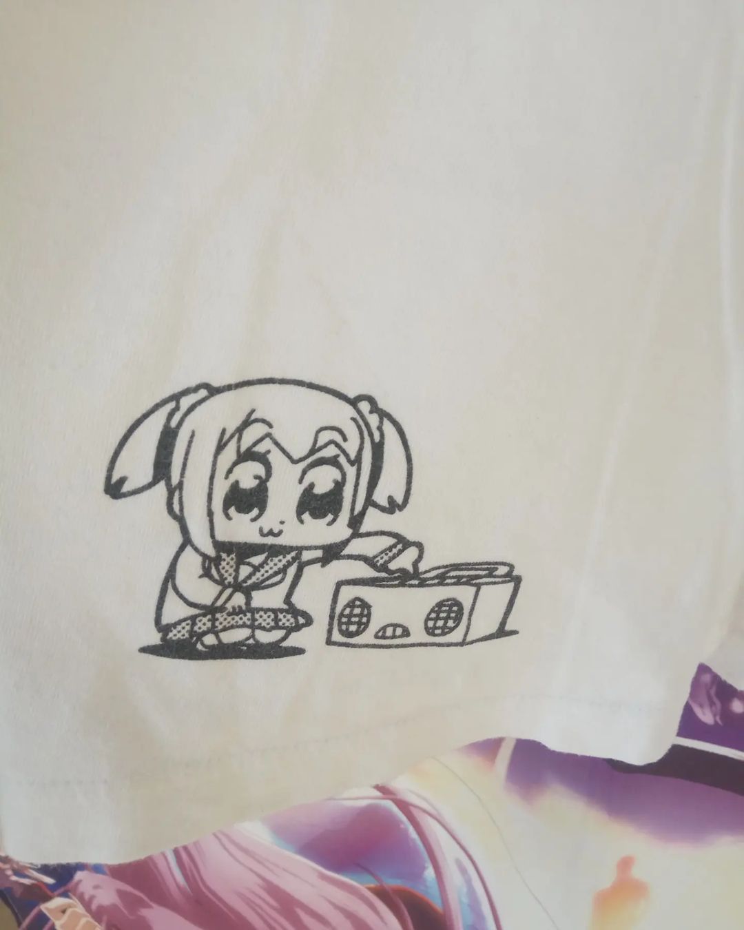 Anime × Japanese Brand Pop Team Epic EDM Anime Tee by Cospa Size US L / EU 52-54 / 3 - 4 Thumbnail