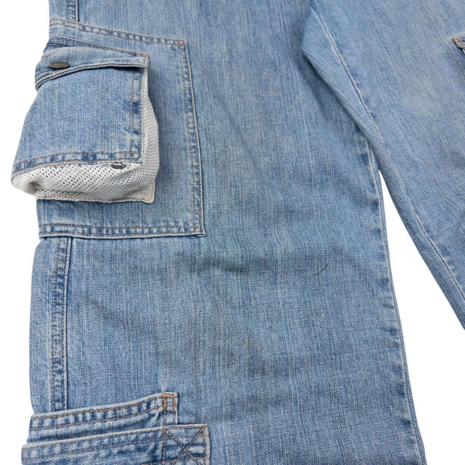 Dolce & Gabbana Vintage 2000s Dolce & Gabbana Mesh Cargo Denim Jeans W38 Size US 38 / EU 54 - 6 Thumbnail