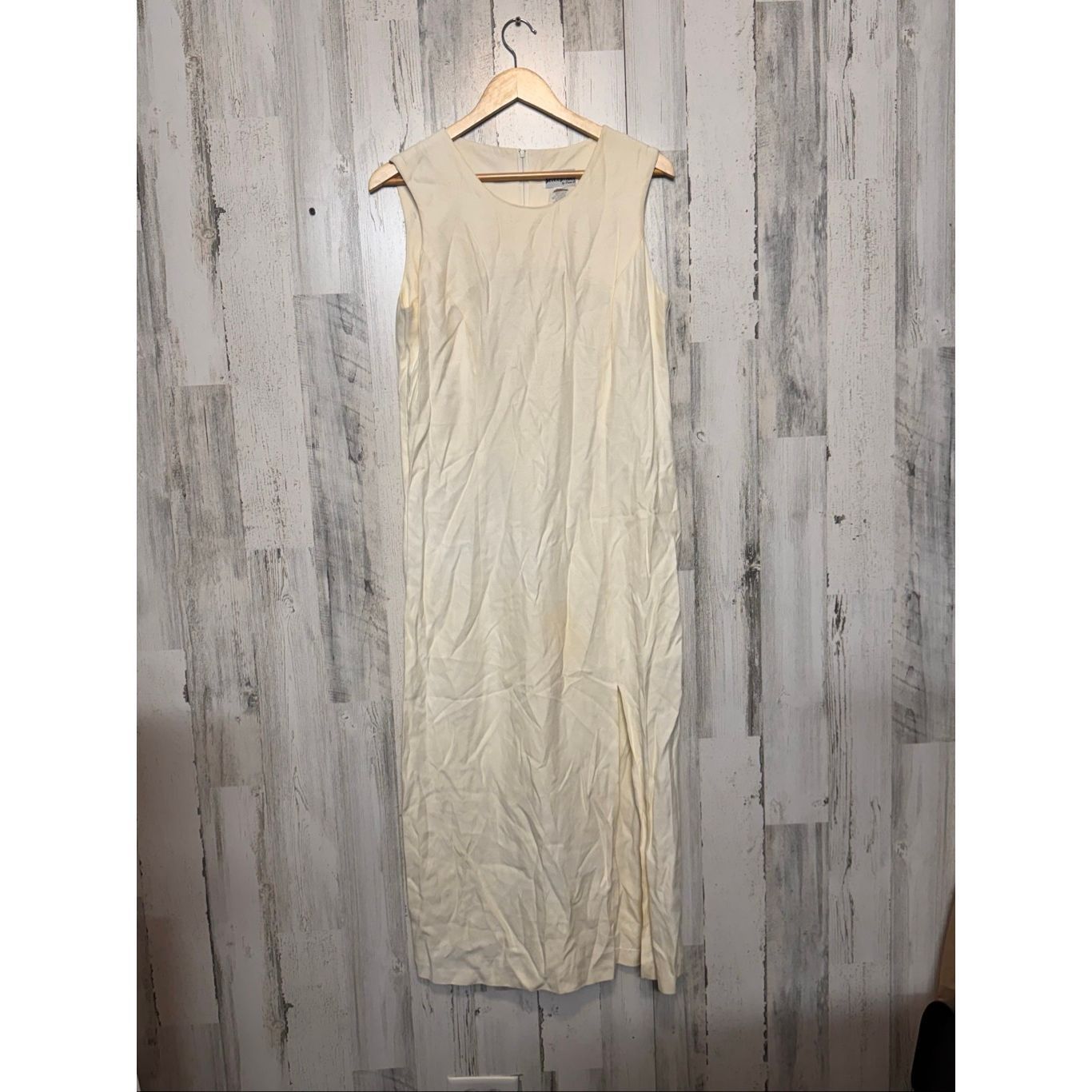 Other Perceptions by Irene B. Sleeveless Cream Maxi Dress Women’s Size M / US 6-8 / IT 42-44 - 1 Thumbnail