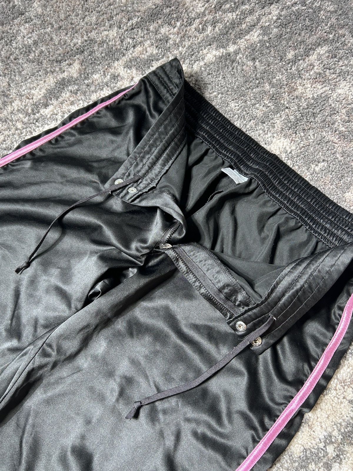 Nike × Nike ACG × Vintage Vintage Y2K Nike Baggy Pink & Black Grunge Opium Sweatpants Size 36" / US 14 / IT 50 - 8 Thumbnail