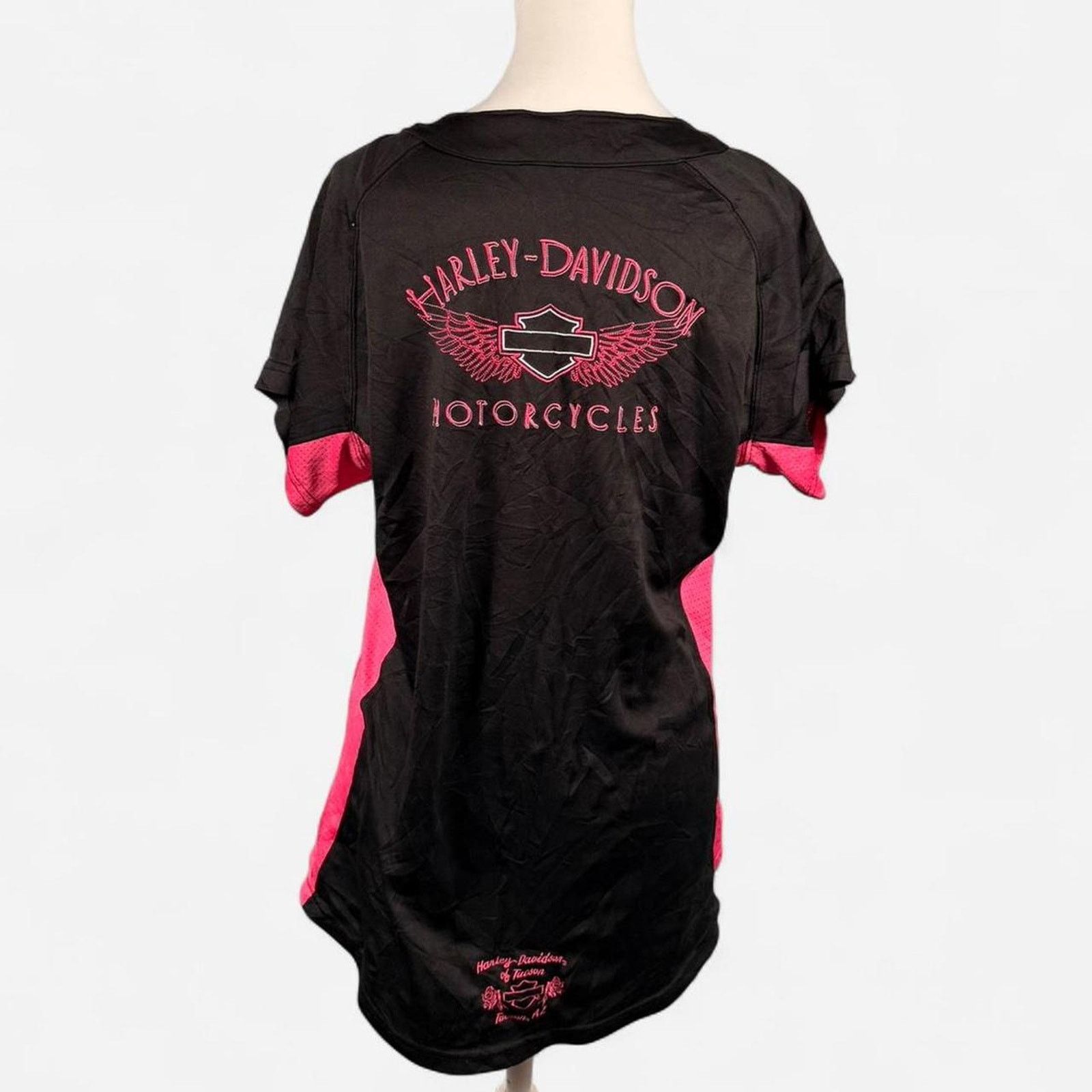 Harley Davidson Black and pink harley davidson Size XL / US 12-14 / IT 48-50 - 4 Thumbnail