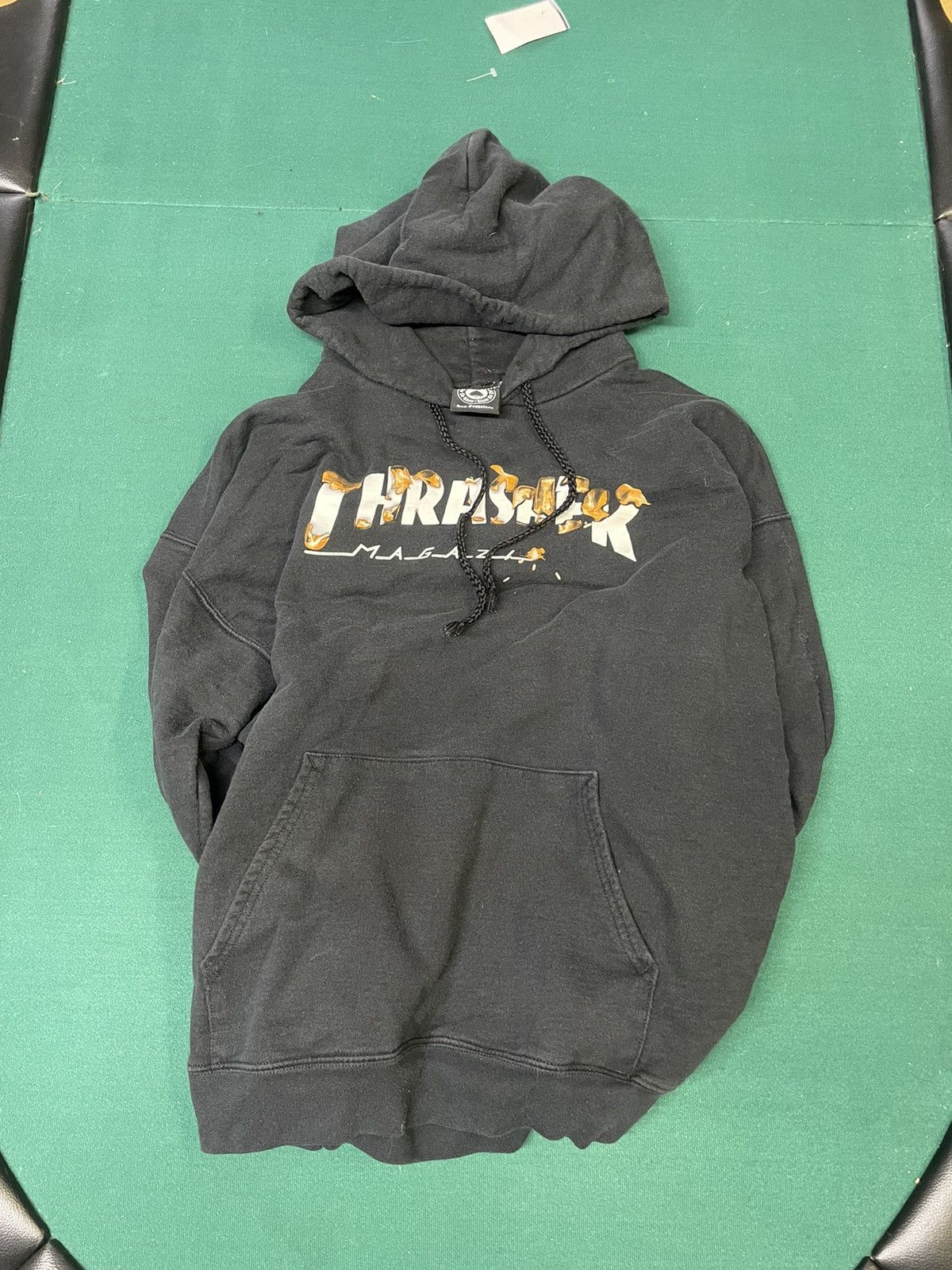 Thrasher Thrasher Flame Logo Hoodie – Black – Size L Size US L / EU 52-54 / 3 - 2 Thumbnail