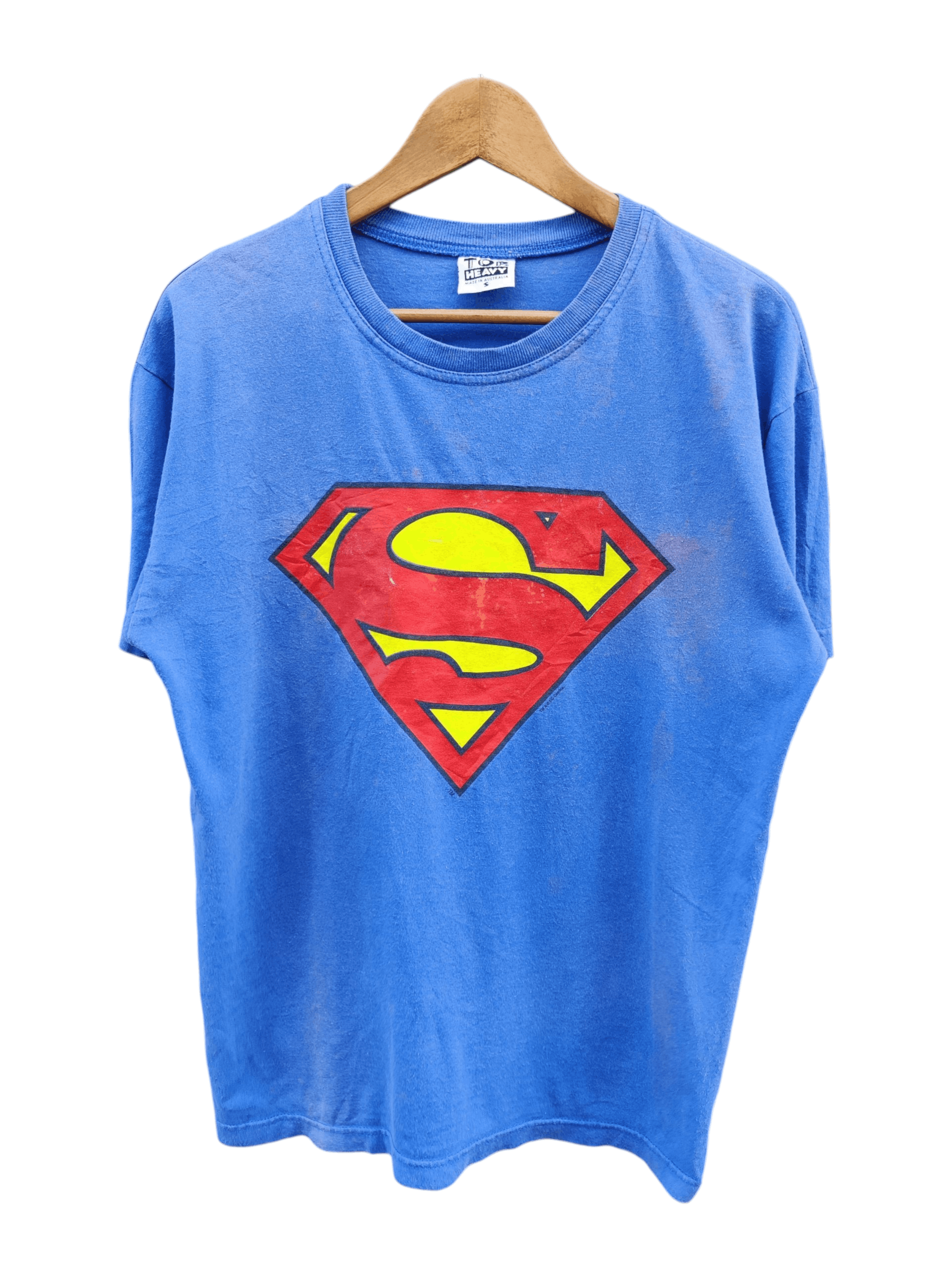 DC Comics Vintage Superman Logo Top Heavy Superheroes DC Comics Shirt Size US S / EU 44-46 / 1 - 1 Thumbnail