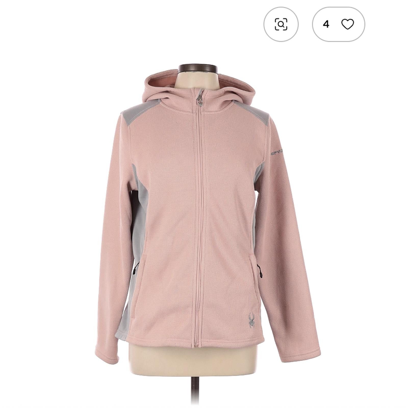 Spyder Spyder Pink Track Jacket Size L Size ONE SIZE - 1 Thumbnail