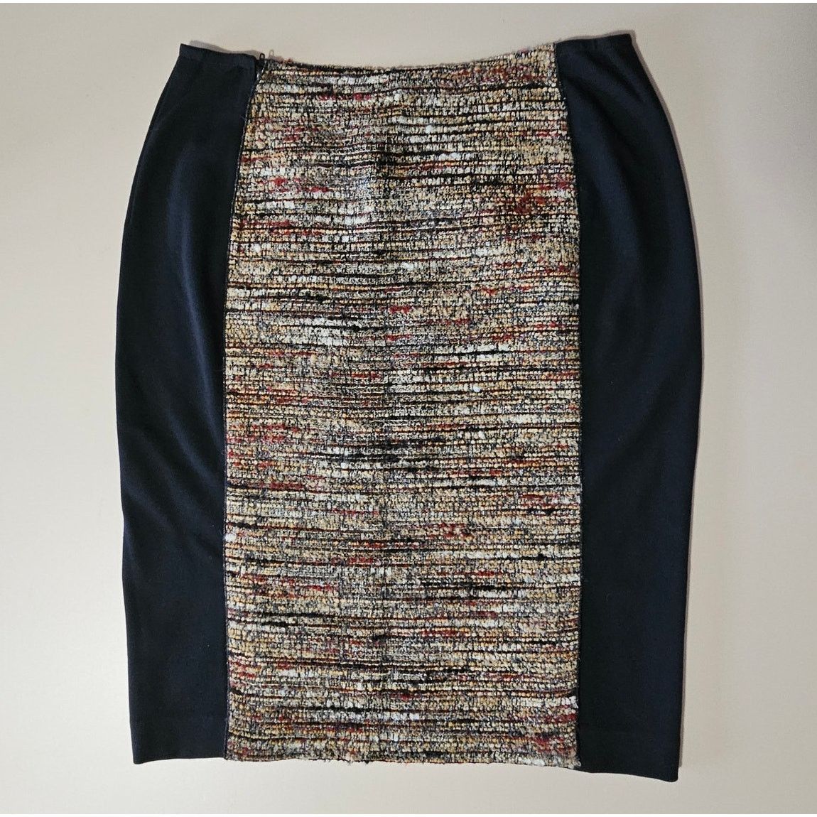 Lafayette 148 EUC LAFAYETTE 148 Tweed Pencil Skirt w/Knit Side Panels 8 Size 30" / US 8 / IT 44 - 4 Thumbnail