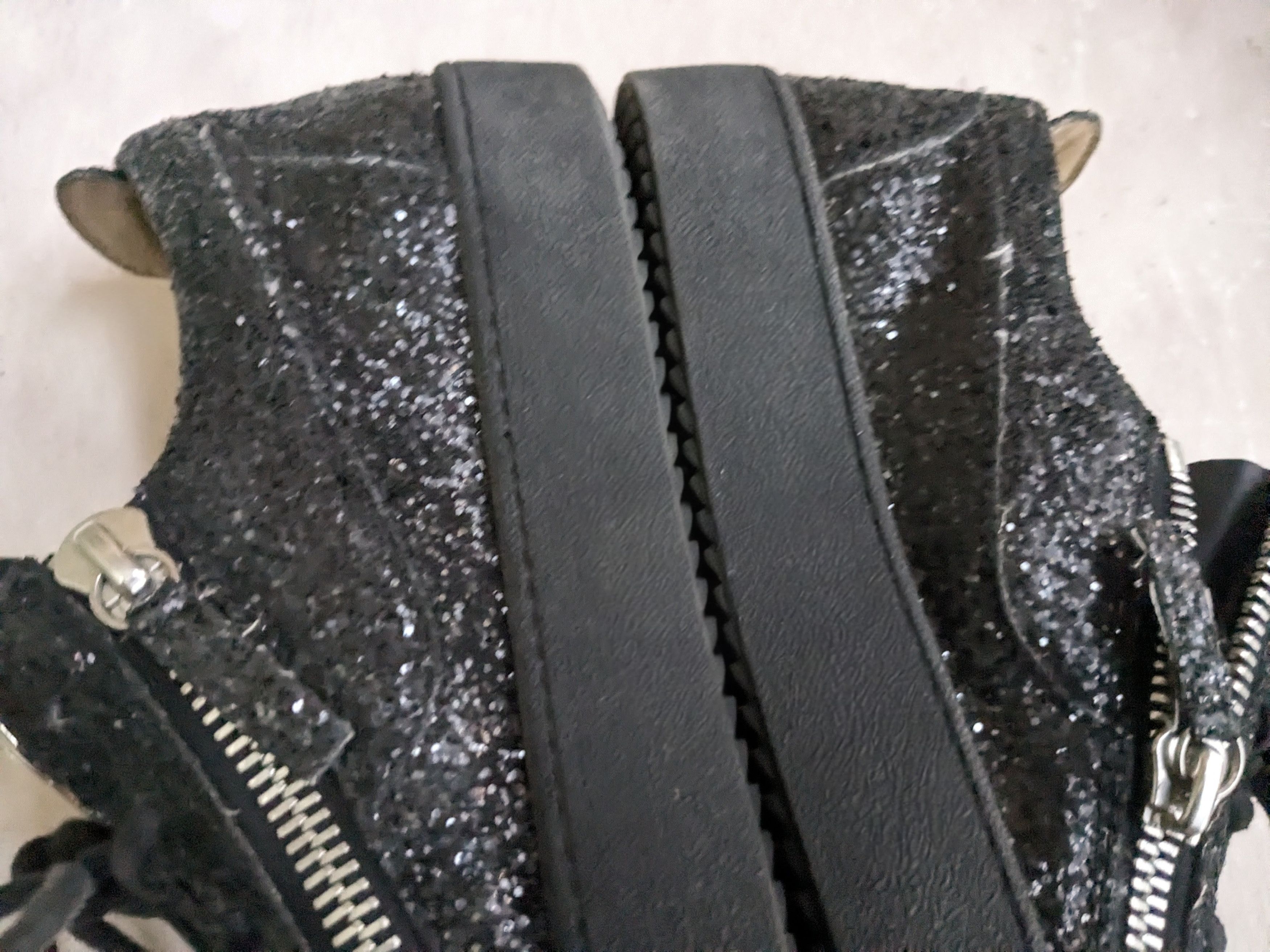 Giuseppe Zanotti Giuseppe Zanotti Sneakers Black Glitter 9 42 Low Tops Size US 9 / EU 42 - 8 Thumbnail