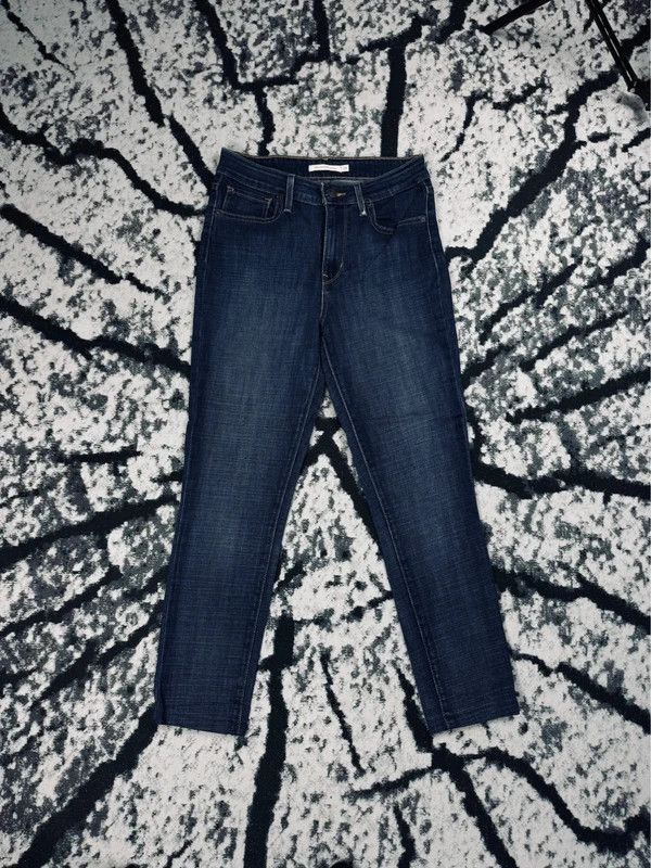 Levi's Levis 721 High Rise Skinny Navy Blue Jeans 28 Size 28" / US 6 / IT 42 - 3 Thumbnail