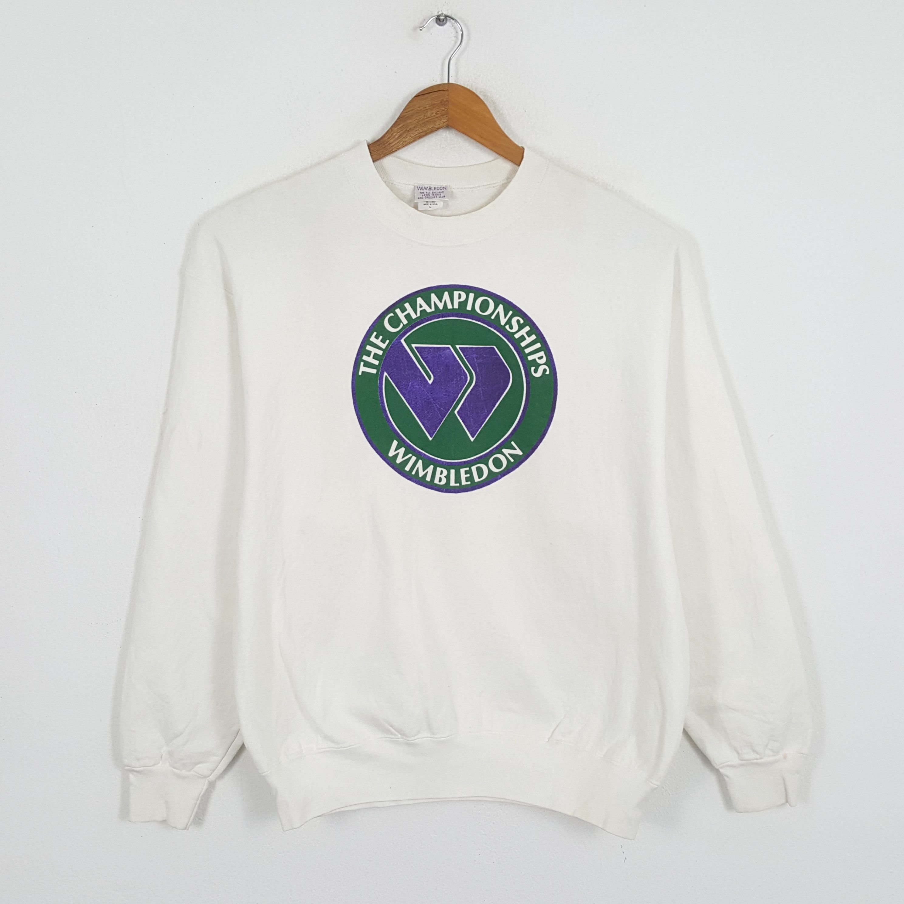 Vintage wimbledon sweatshirt sales