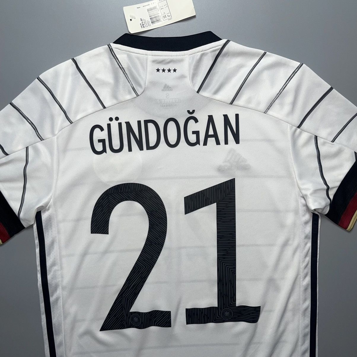 Adidas GERMANY ADIDAS 2020 EURO FOOTBALL HOME JERSEY #21 GUNDOGAN Size US S / EU 44-46 / 1 - 8 Thumbnail