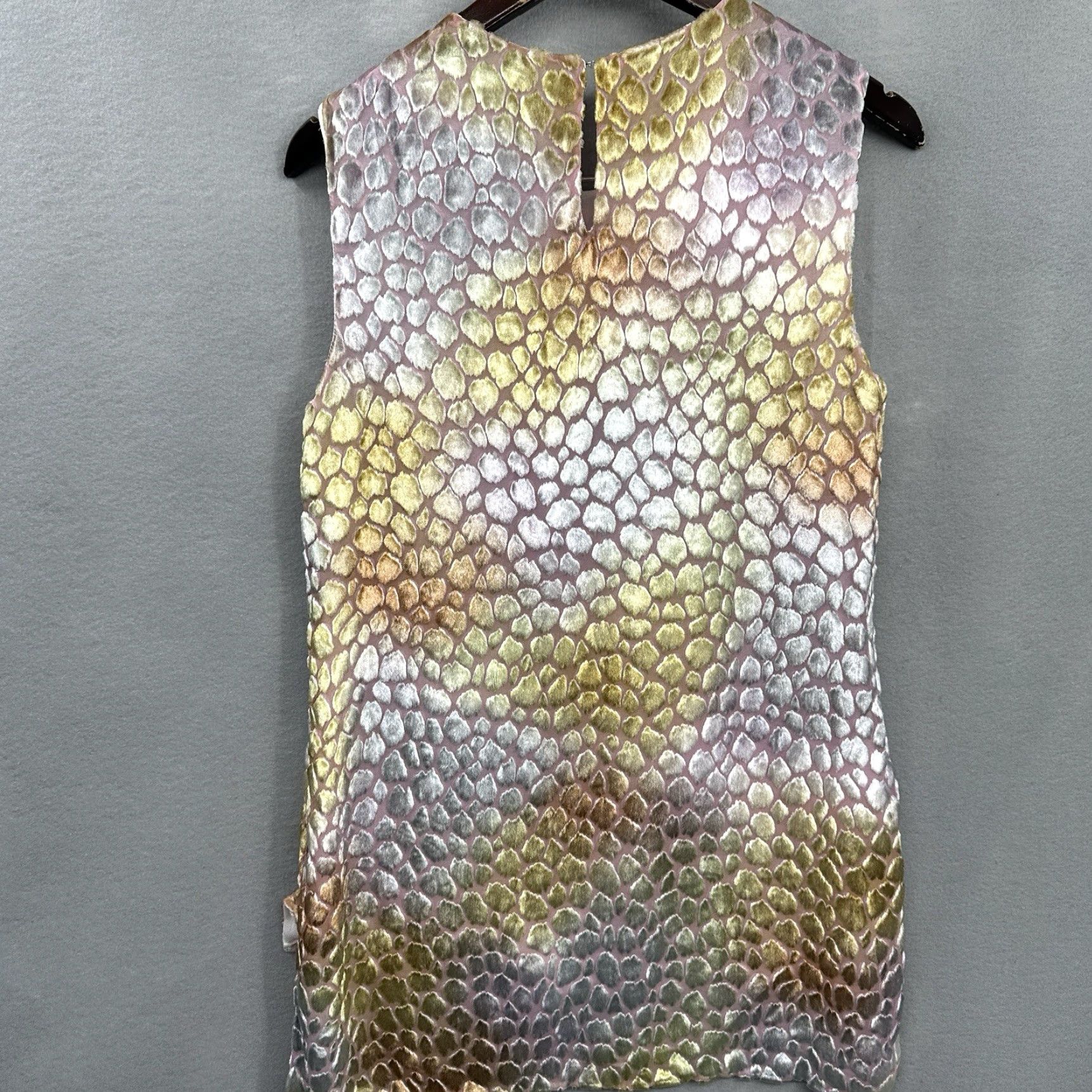Adam Lippes Adam Lippes Blouse Womens 6 Pink Silk Tunic Sleeveless Scoop Neck Designer Casual Size M / US 6-8 / IT 42-44 - 4 Thumbnail