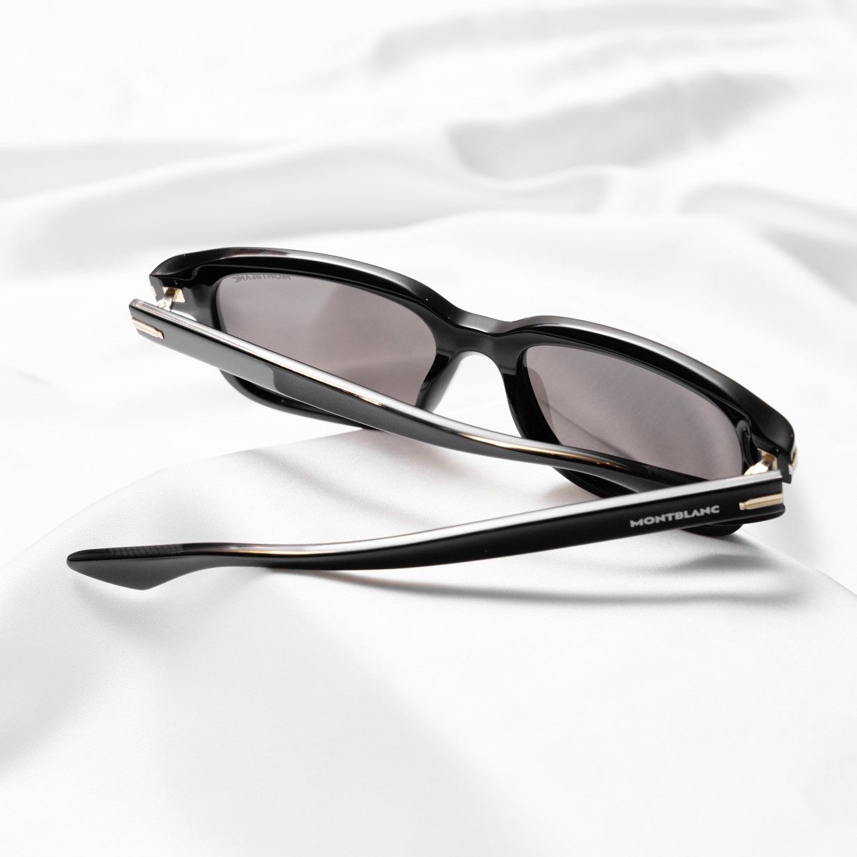 Montblanc MONTBLANC MB0436S 001 SUNGLASSES Size ONE SIZE - 7 Thumbnail