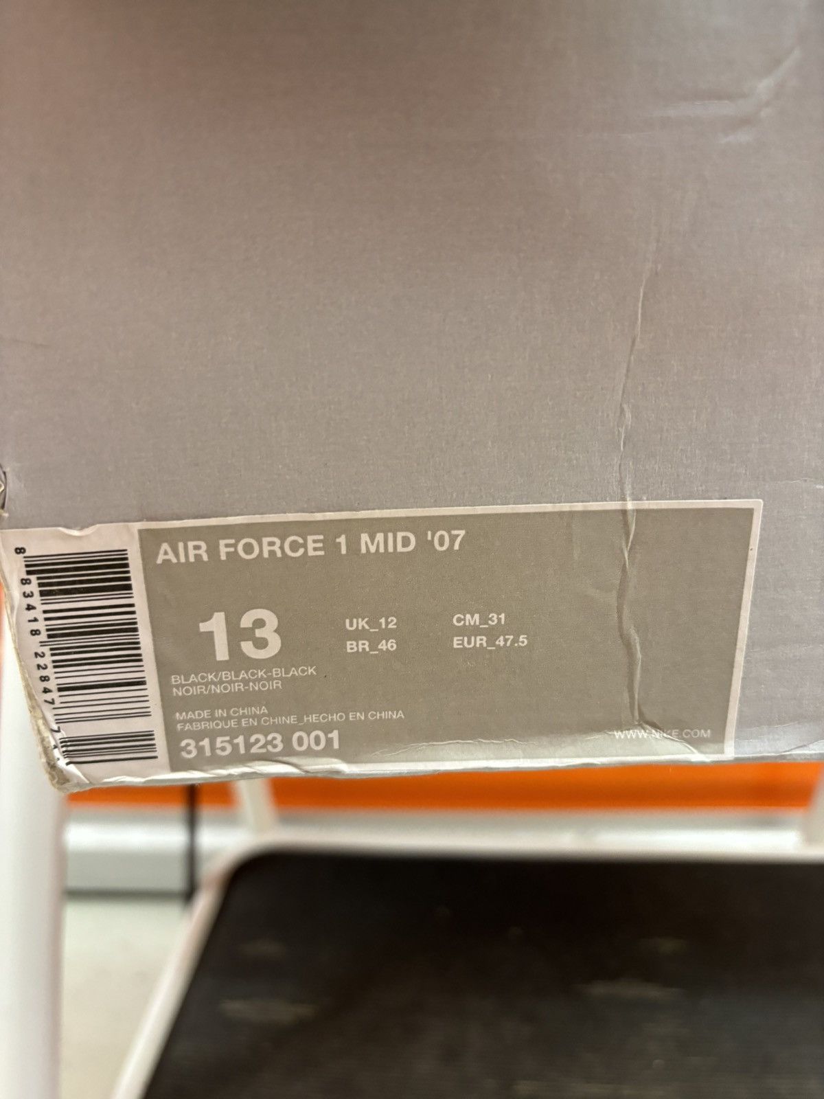 Nike ***FINAL DROP***RARE 2009 NIKE AIR FORCE ONE HIGH TOP 13 Size US 13 / EU 46 - 2 Thumbnail