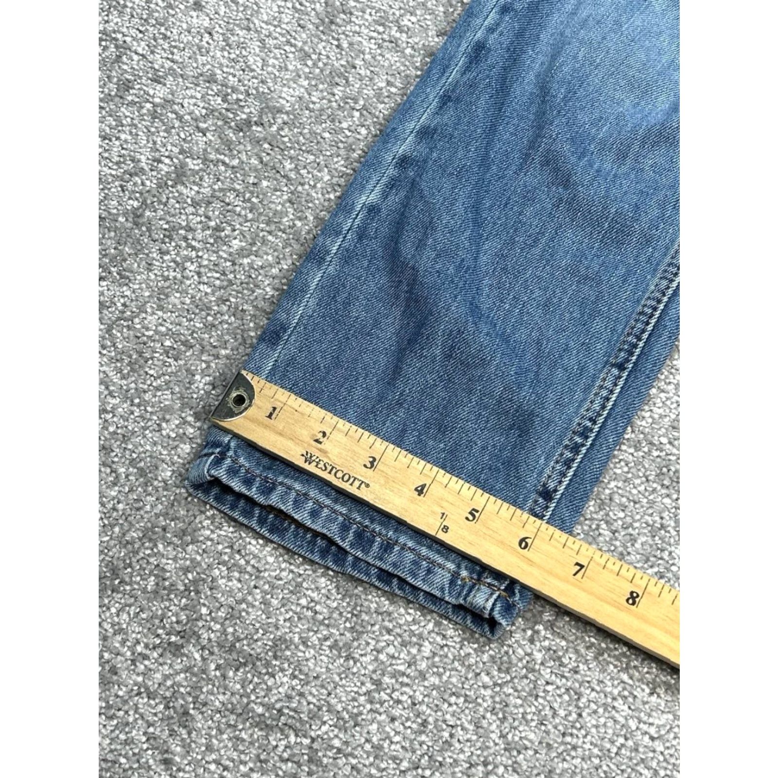 Everlane Everlane The Summer Jeans Women 26 Blue Denim Cotton Mid Rise Straight Leg 30x27 Size 26" / US 2 / IT 38 - 6 Thumbnail