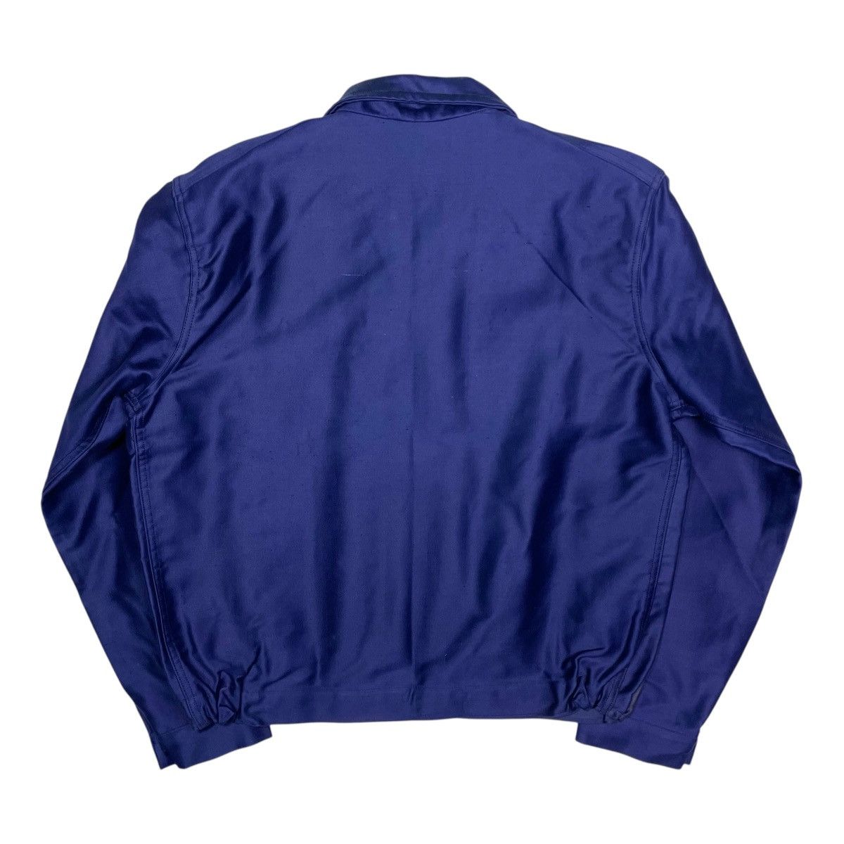 Vintage 1940s French Moleskin Cyclist Jacket - Large Size US L / EU 52-54 / 3 - 3 Thumbnail