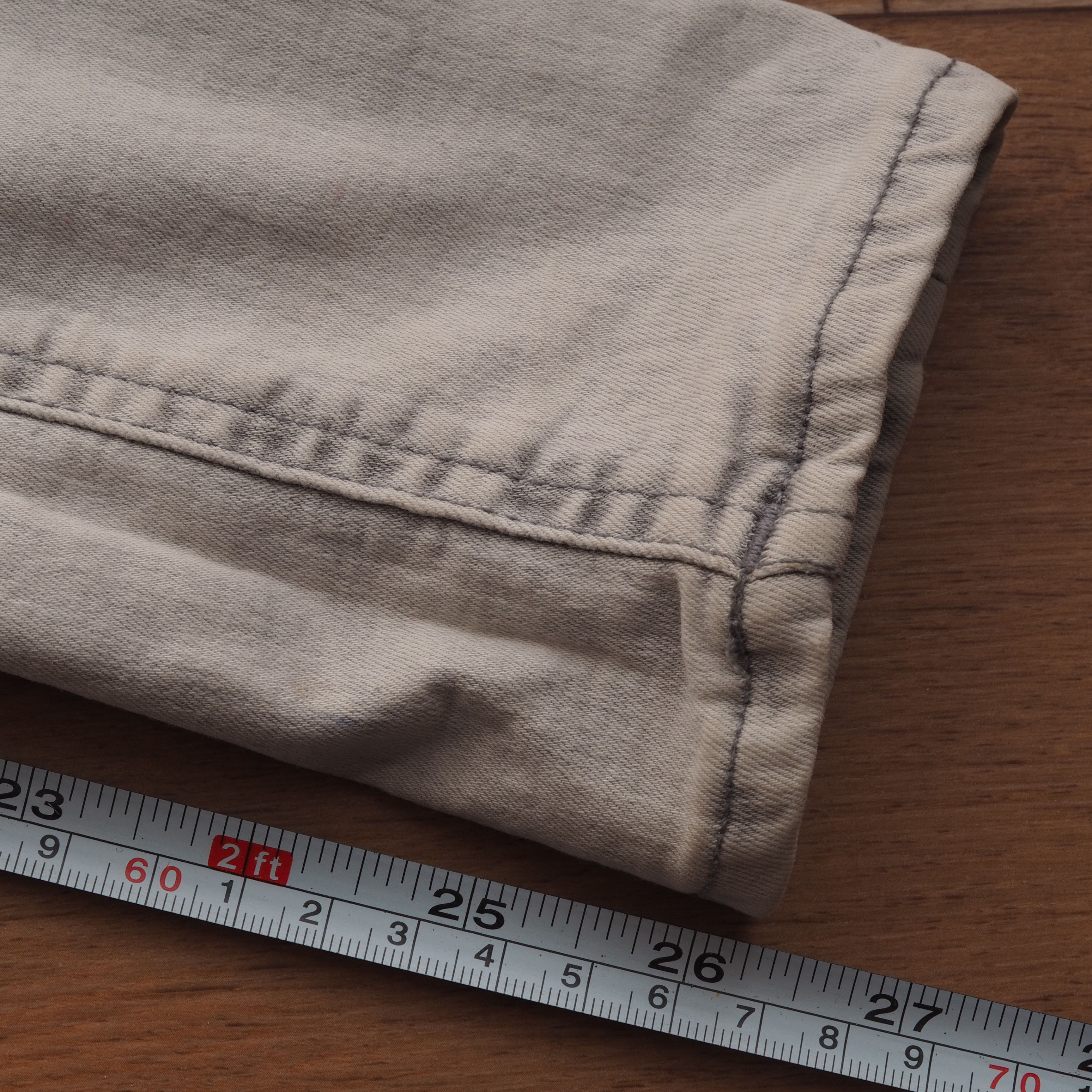 Acne Studios Acne Studios Skin 5 Silver Satin Women's Skinny Jeans Size 28" / US 6 / IT 42 - 9 Thumbnail