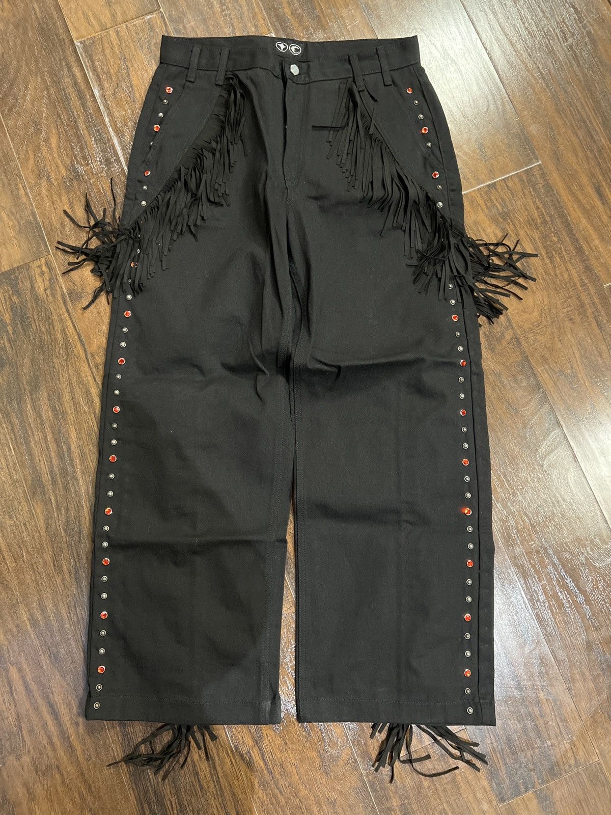 Thug Club Thug club castle cowboy fringed trousers | Grailed