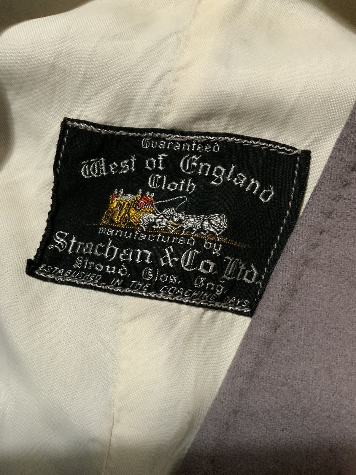 Vintage West Of England Strachan Doeskin Wool Waistcoat Vest Jacket Size US S / EU 44-46 / 1 - 5 Thumbnail