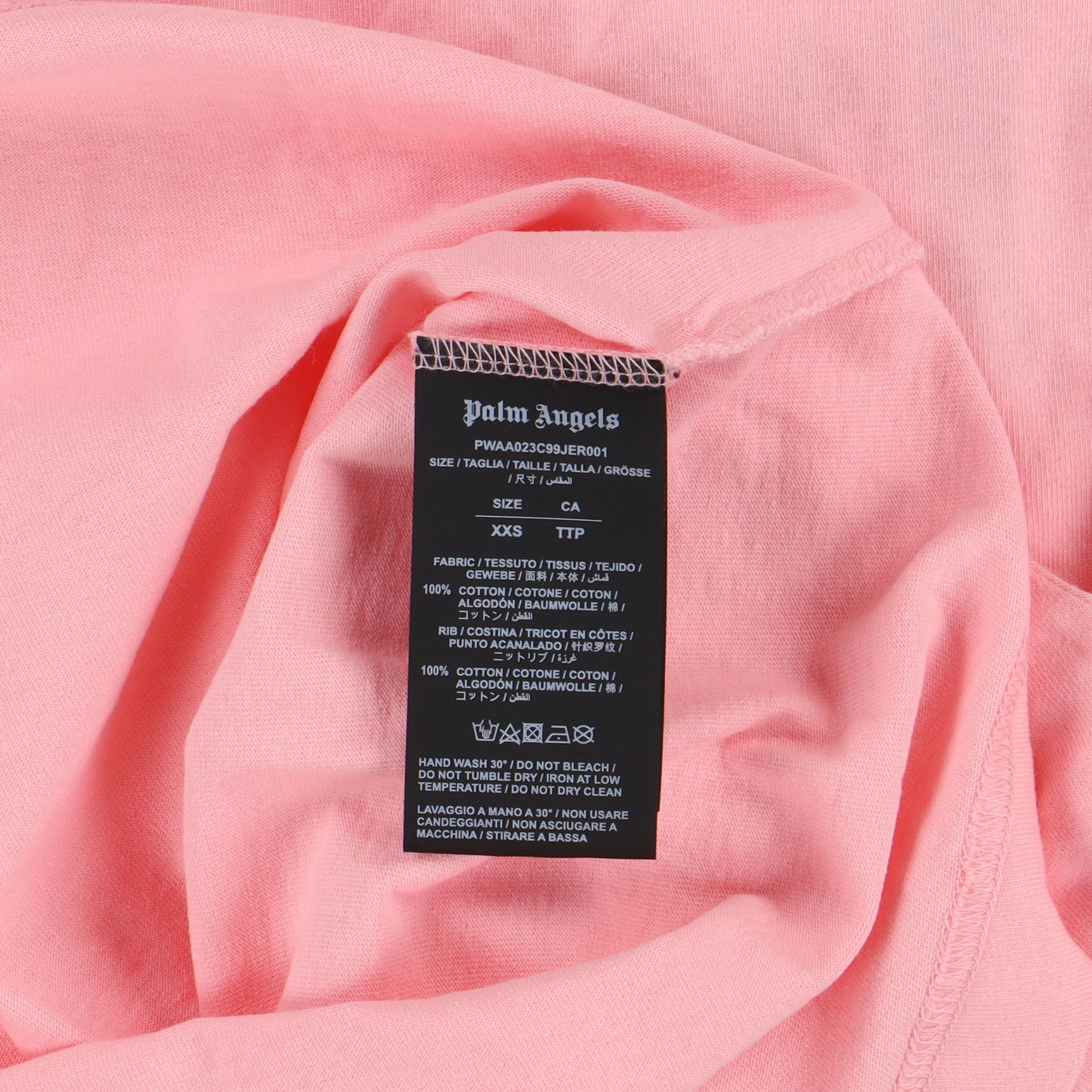 Palm Angels Pink Classic Logo Oversized T-shirt Size US XXS / EU 40 - 7 Thumbnail