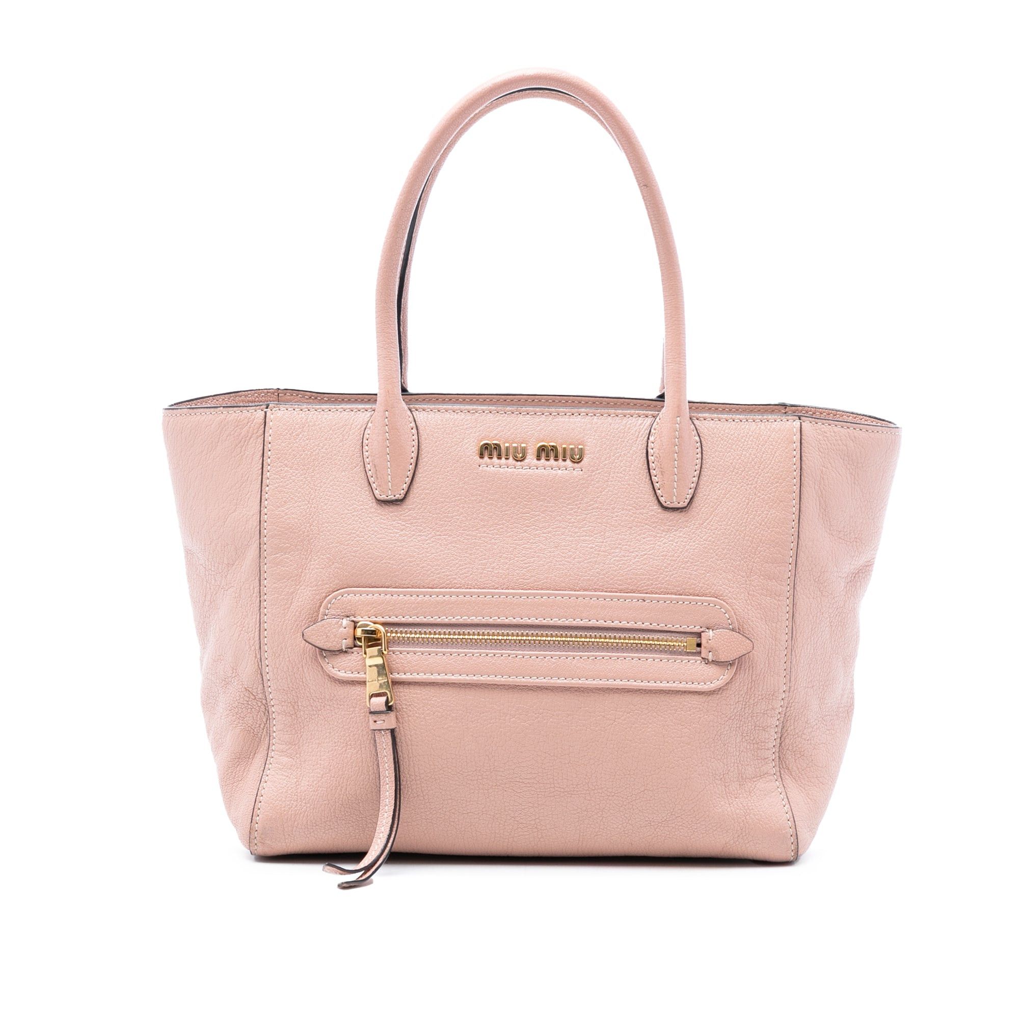 Miu Miu Goatskin Madras Front Pocket Satchel Size ONE SIZE - 1 Thumbnail