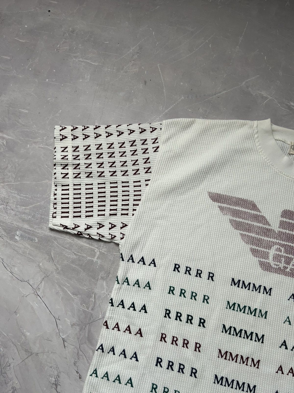 Emporio Armani Vintage Rare Armani Big Logo T-shirt Size US L / EU 52-54 / 3 - 3 Thumbnail
