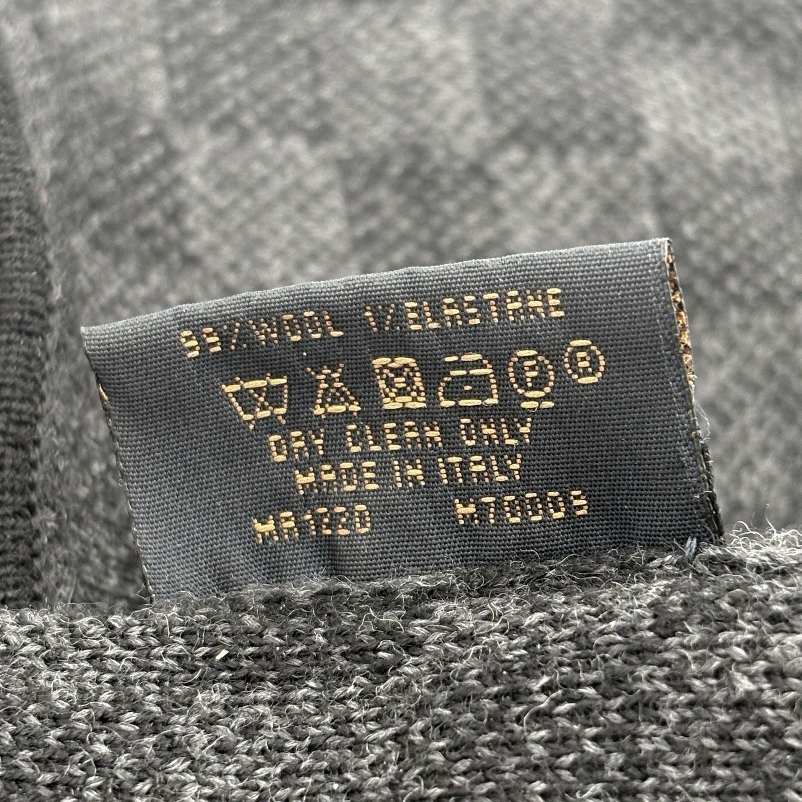 Louis Vuitton Louis Vuitton Wool Petit Damier Graphite Beanie ' Black Grey Size ONE SIZE - 11 Thumbnail