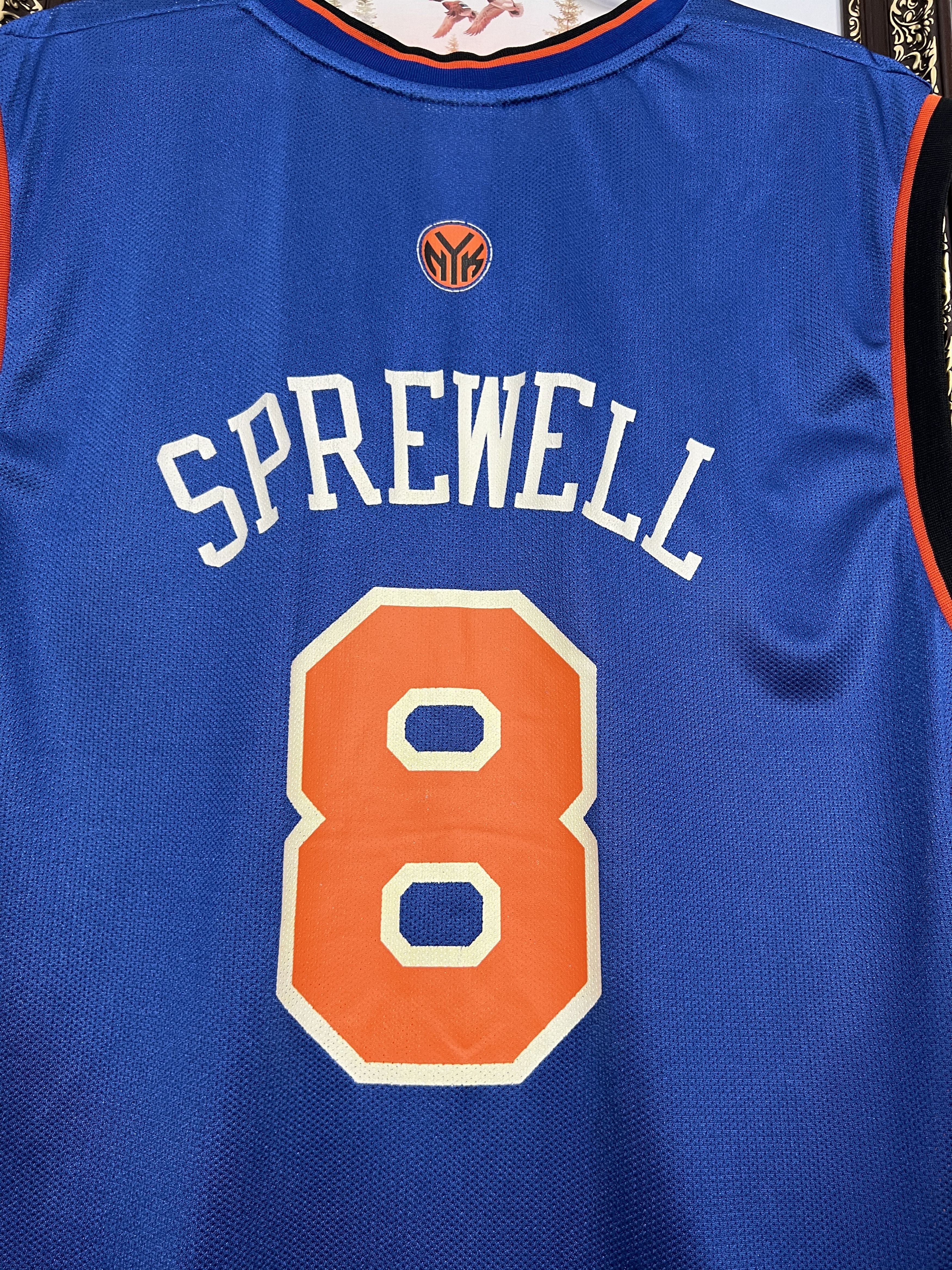 Reebok Vintage Reebok New York Knicks #8 Sprewell NBA Jersey Size US L / EU 52-54 / 3 - 13 Thumbnail