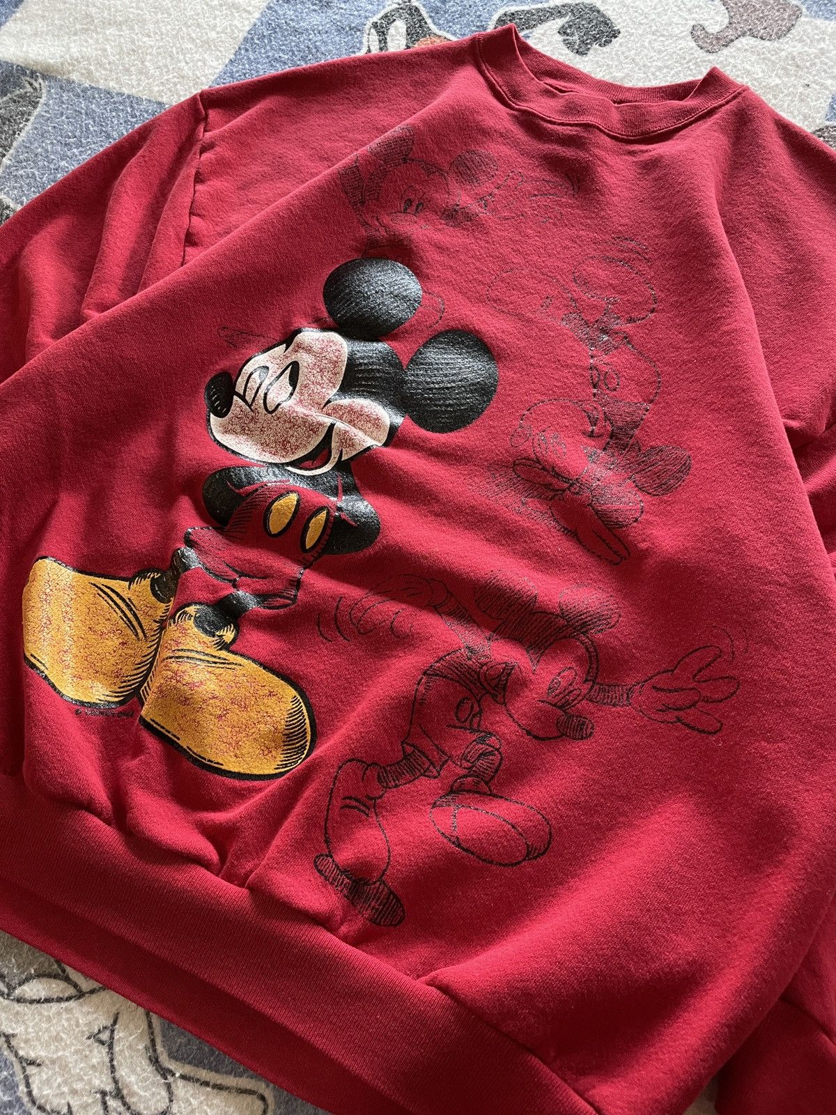 Disney Vintage Disney Mickey Mouse crewneck Size US XL / EU 56 / 4 - 2 Thumbnail