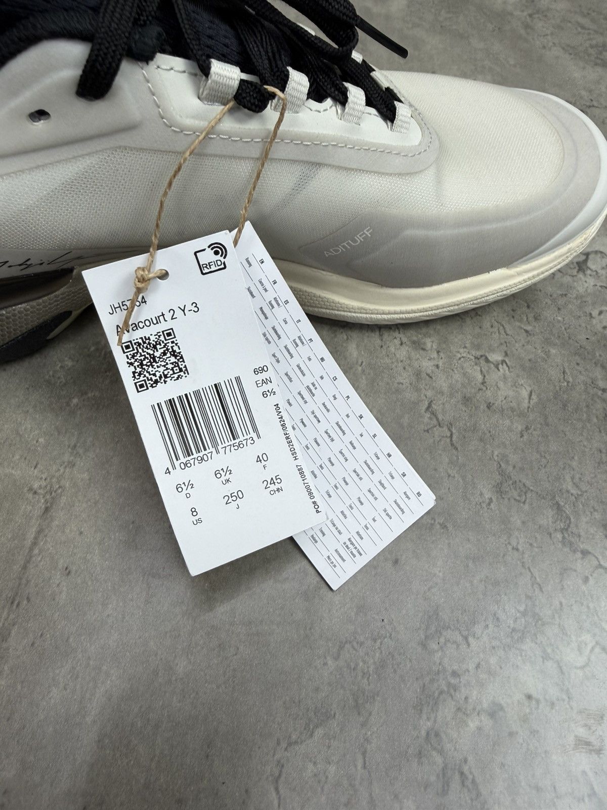 Y-3 Adidas Y-3 Yohji Yamamoto Avacourt 2 Tennis Shoes Size 40 Size US 10 / IT 40 - 10 Thumbnail