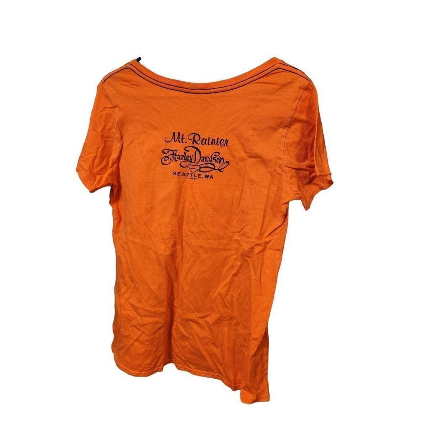Harley Davidson Harley davidson M shiny gemmed orange shirt Size M / US 6-8 / IT 42-44 - 5 Thumbnail