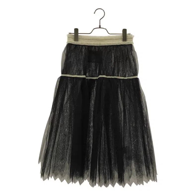 Comme des Garcons Comme Des Garcons size S Black and White Net Multi-layered Size 23" - 1 Thumbnail