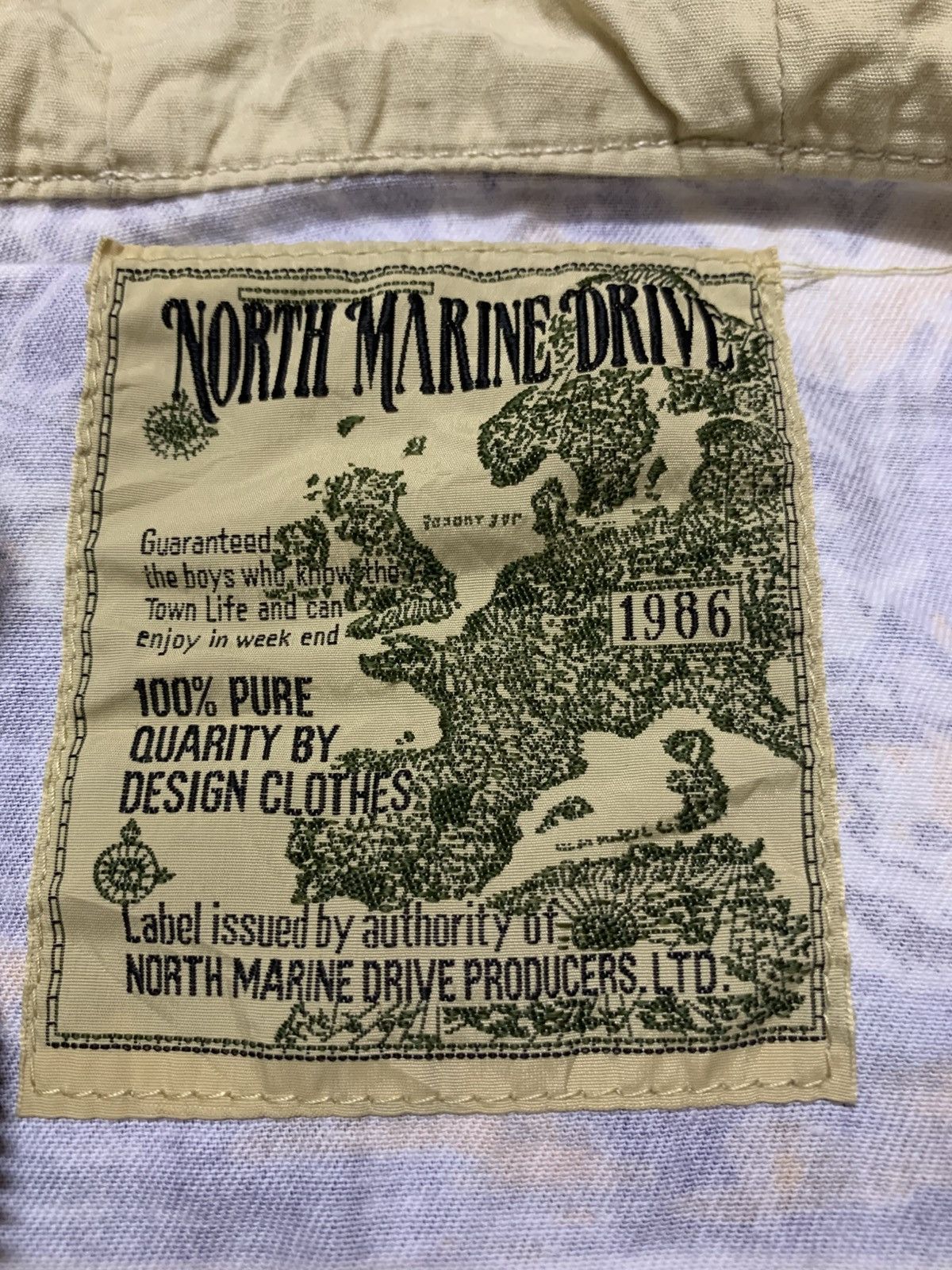 45rpm Archive 80’s 45rpm North Marine Drive Cropped Cotton Jacket Size US M / EU 48-50 / 2 - 7 Thumbnail