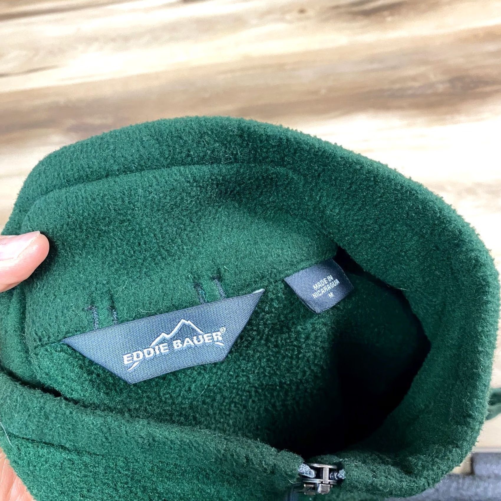Eddie Bauer Eddie Bauer Vest Mens M Fleece Full Zip Pockets Green Outdoor Casual Heritage Quilted Mid-Length Size US M / EU 48-50 / 2 - 2 Thumbnail