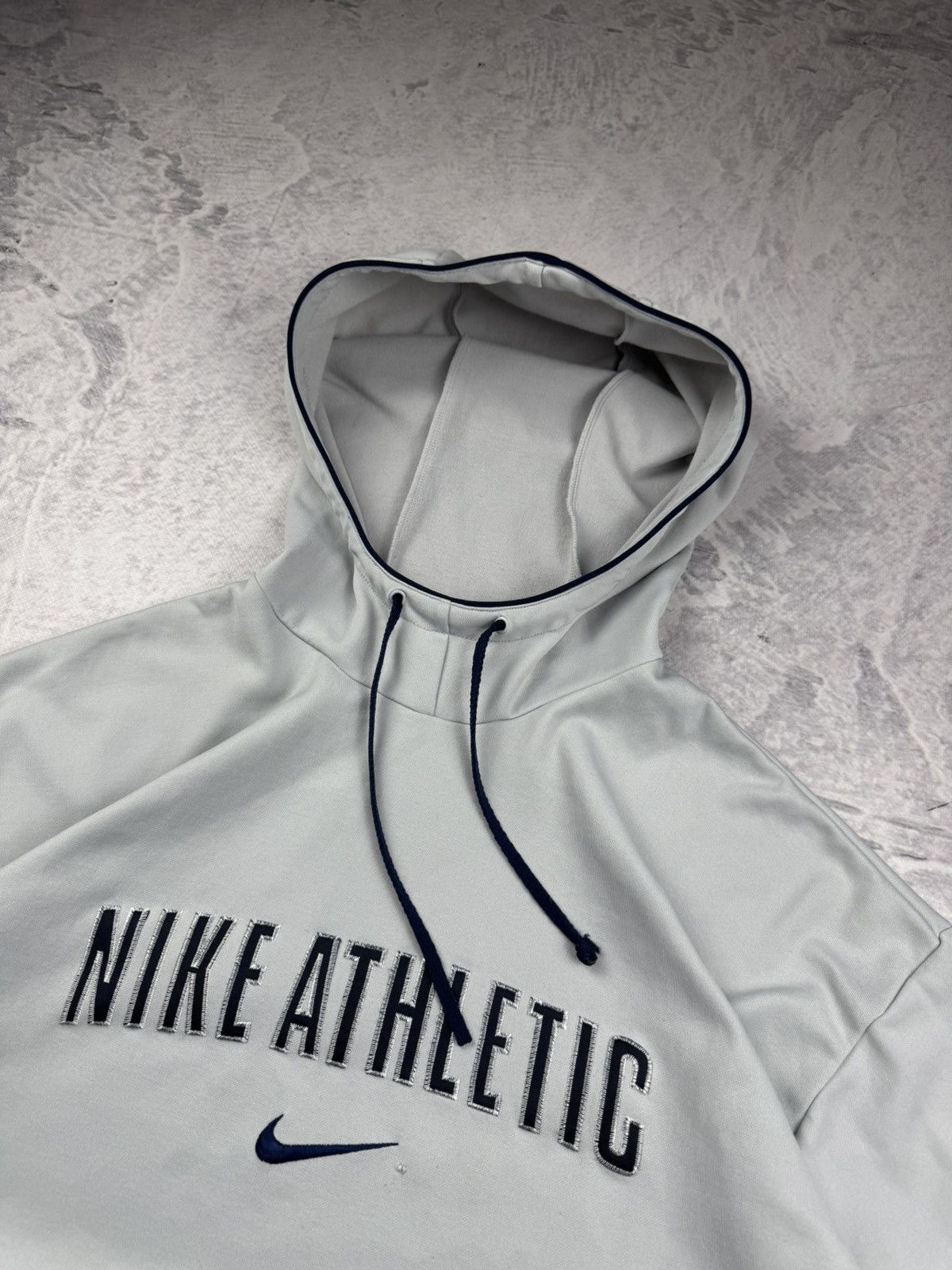 Nike × Vintage NIKE VINTAGE CENTER LOGO OVERSIZE BOXY HOODIE Size US L / EU 52-54 / 3 - 6 Thumbnail