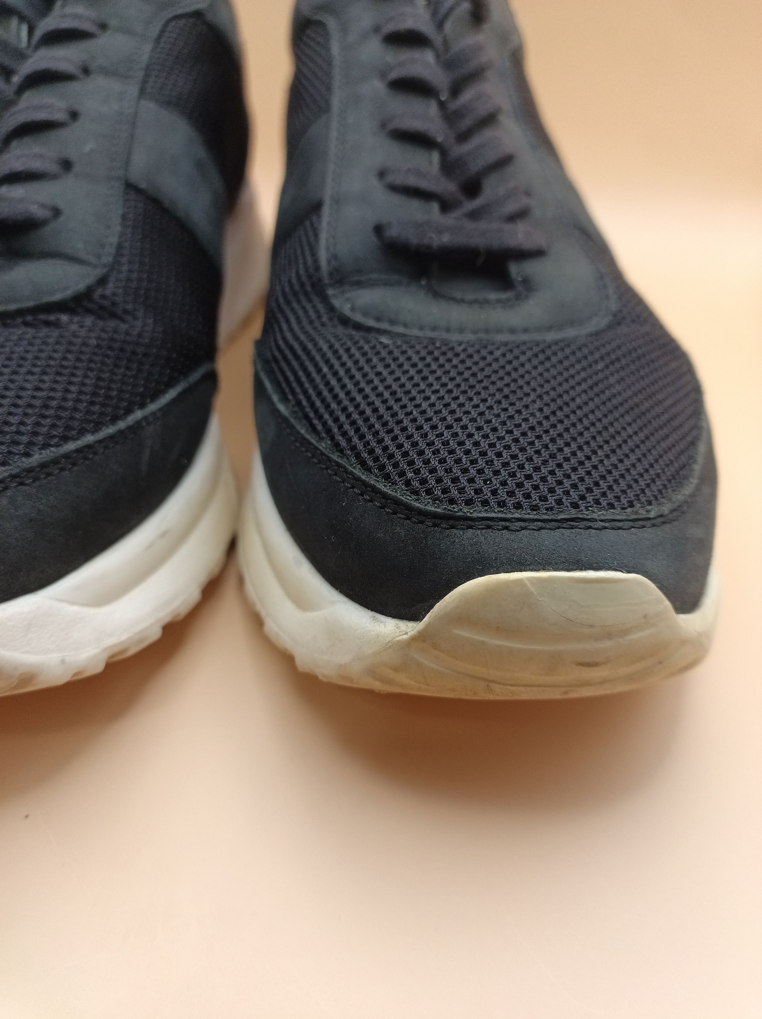 Common Projects Common Projects Black Suede/Nylon Lace Up Sneakers EU 42 Size US 9 / EU 42 - 11 Thumbnail