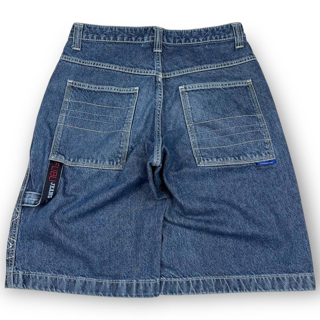 Fubu FUBU Men's Blue Shorts Size US 30 / EU 46 - 4 Thumbnail