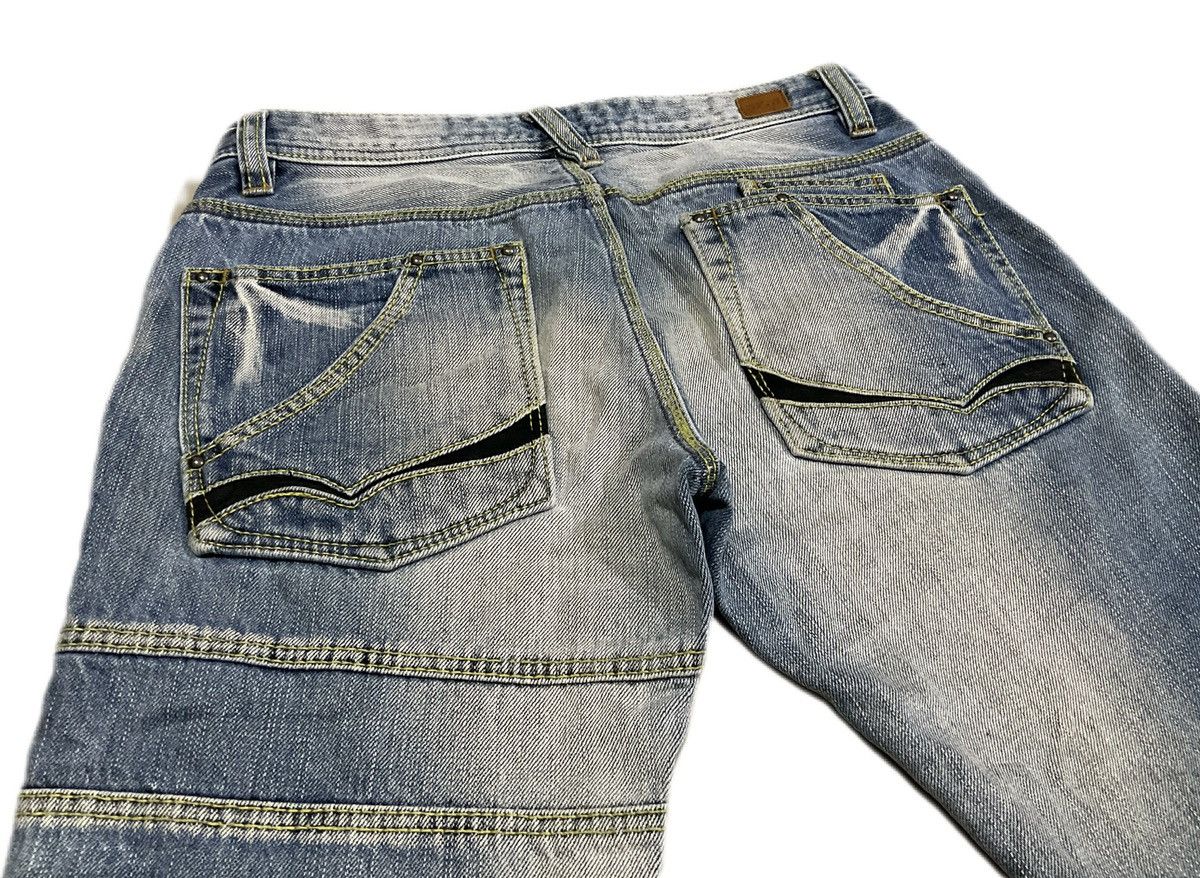 If Six Was Nine 🔥Sick Y2K Nicole Club For Men Flared Denim UK Flag Size US 30 / EU 46 - 10 Thumbnail