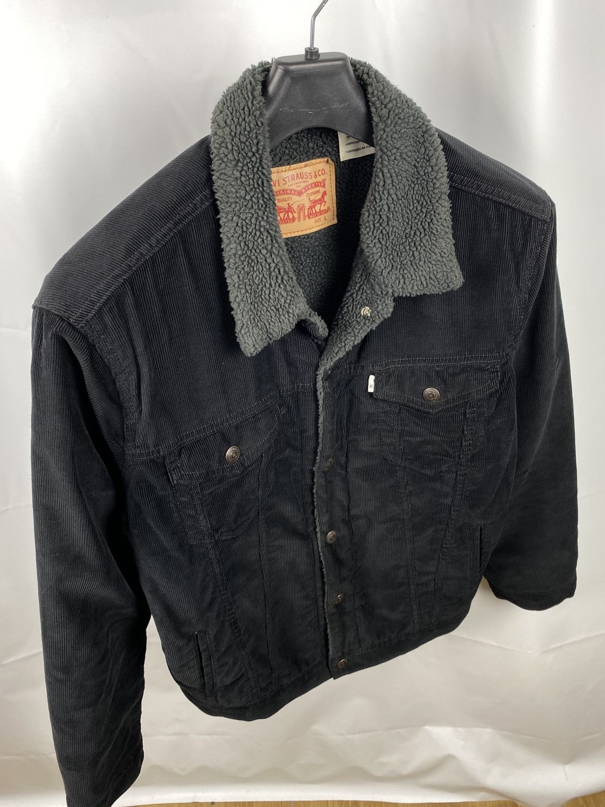 Levi's Levis Denim Sherpa Jacket Corduroy Men size L Size US L / EU 52-54 / 3 - 7 Thumbnail