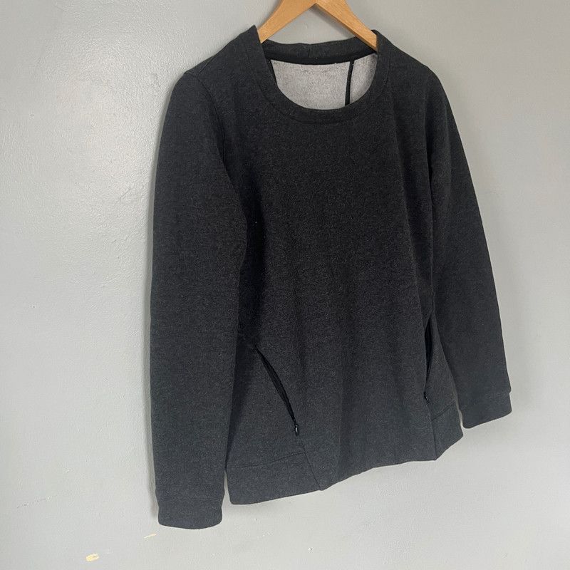 Lululemon Lululemon Women's Open-Back Sweatshirt Dark Gray Medium Size M / US 6-8 / IT 42-44 - 1 Thumbnail