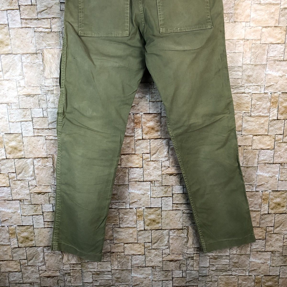 Japanese Brand Fredy & Gloster Green Casual cargo Pants #A1139 Size US 30 / EU 46 - 13 Thumbnail