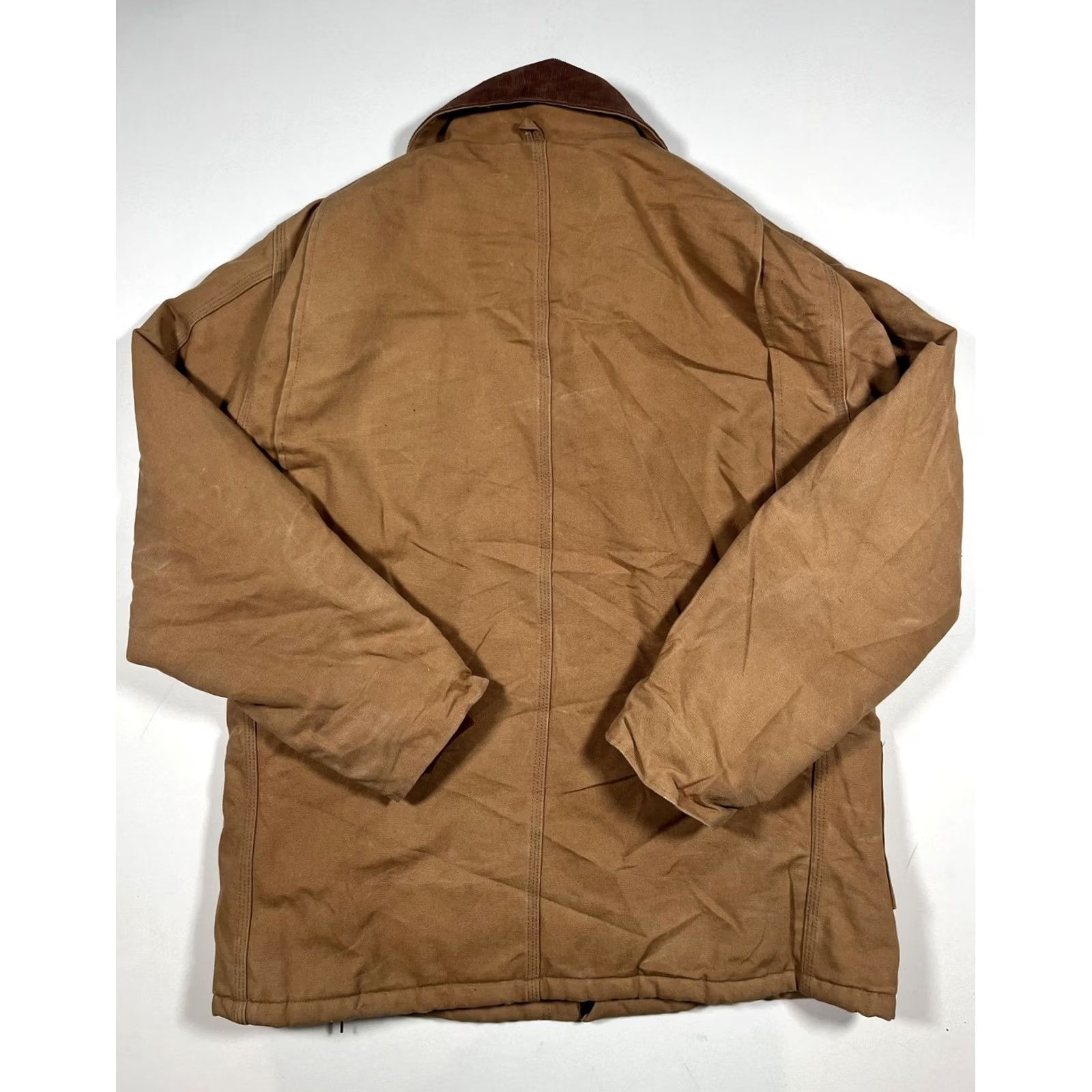 Carhartt VINTAGE Carhartt Coat Mens Brown Canvas Quilted Insulated Workwear USA Read Size US S / EU 44-46 / 1 - 2 Thumbnail