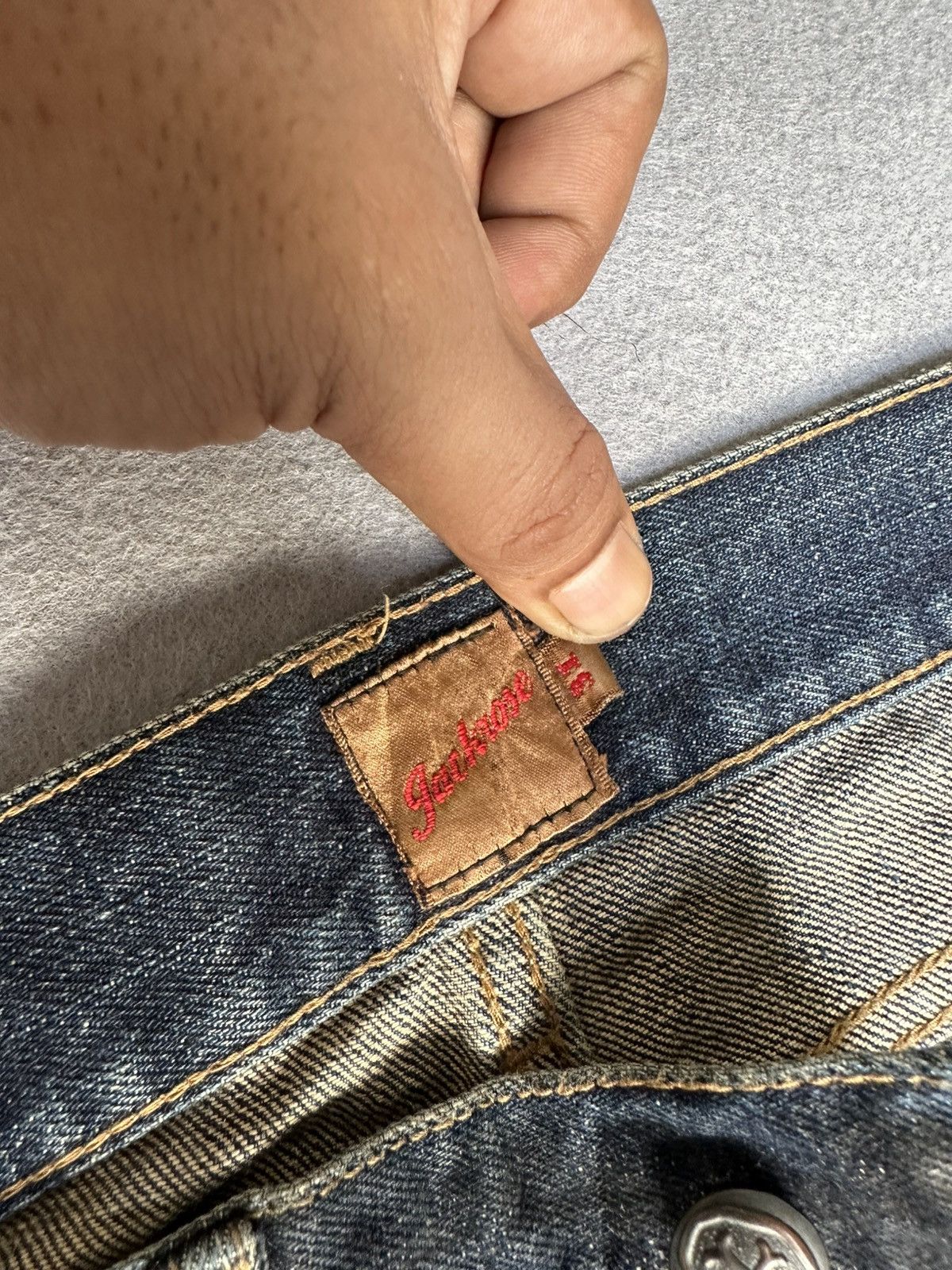 Japanese Brand FLARE Jack Rose Denim Japan Size US 30 / EU 46 - 16 Thumbnail