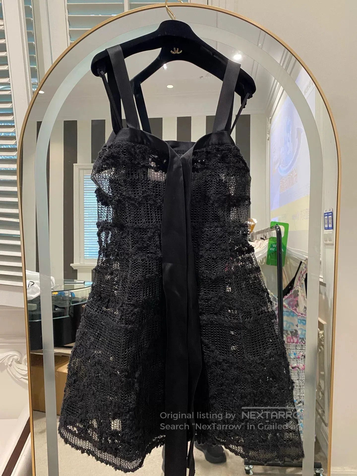 Chanel Chanel 25s Black Lace Double Dress. Size US M / EU 48-50 / 2 - 2 Thumbnail