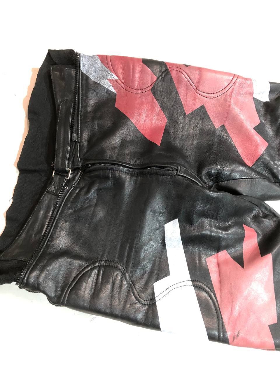 Vintage Avangarde Moto Racing Leather Pants Vintage Size US 35 - 4 Thumbnail