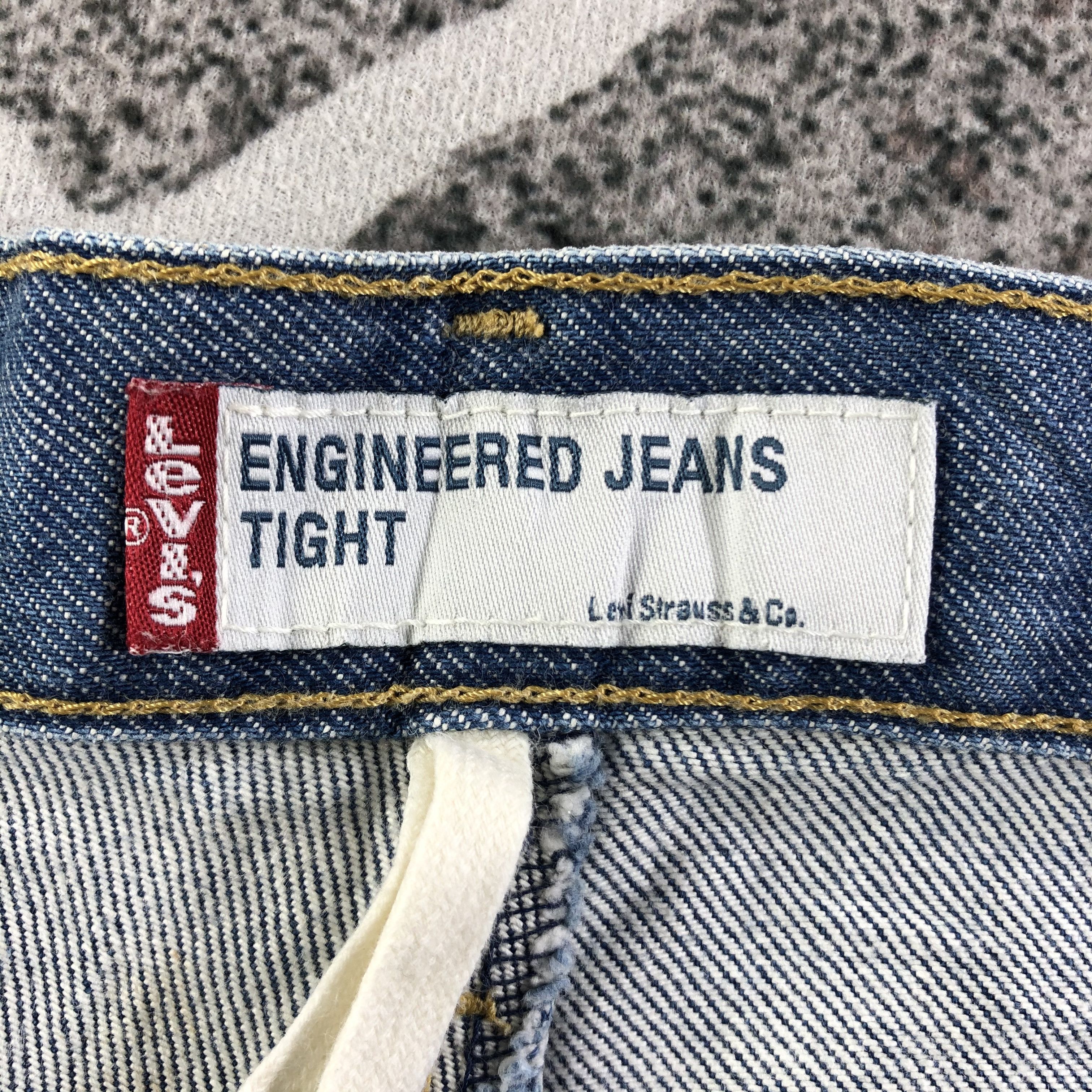 Levi's Vintage Levis Engineered Jeans Blue Wash Denim KJ2075 Size US 30 / EU 46 - 8 Thumbnail
