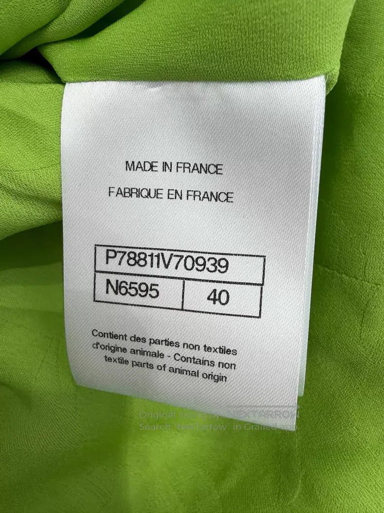 Chanel Chanel Early Spring Vacation Series Green Hooded Tweed Jac Size S / US 4 / IT 40 - 5 Thumbnail